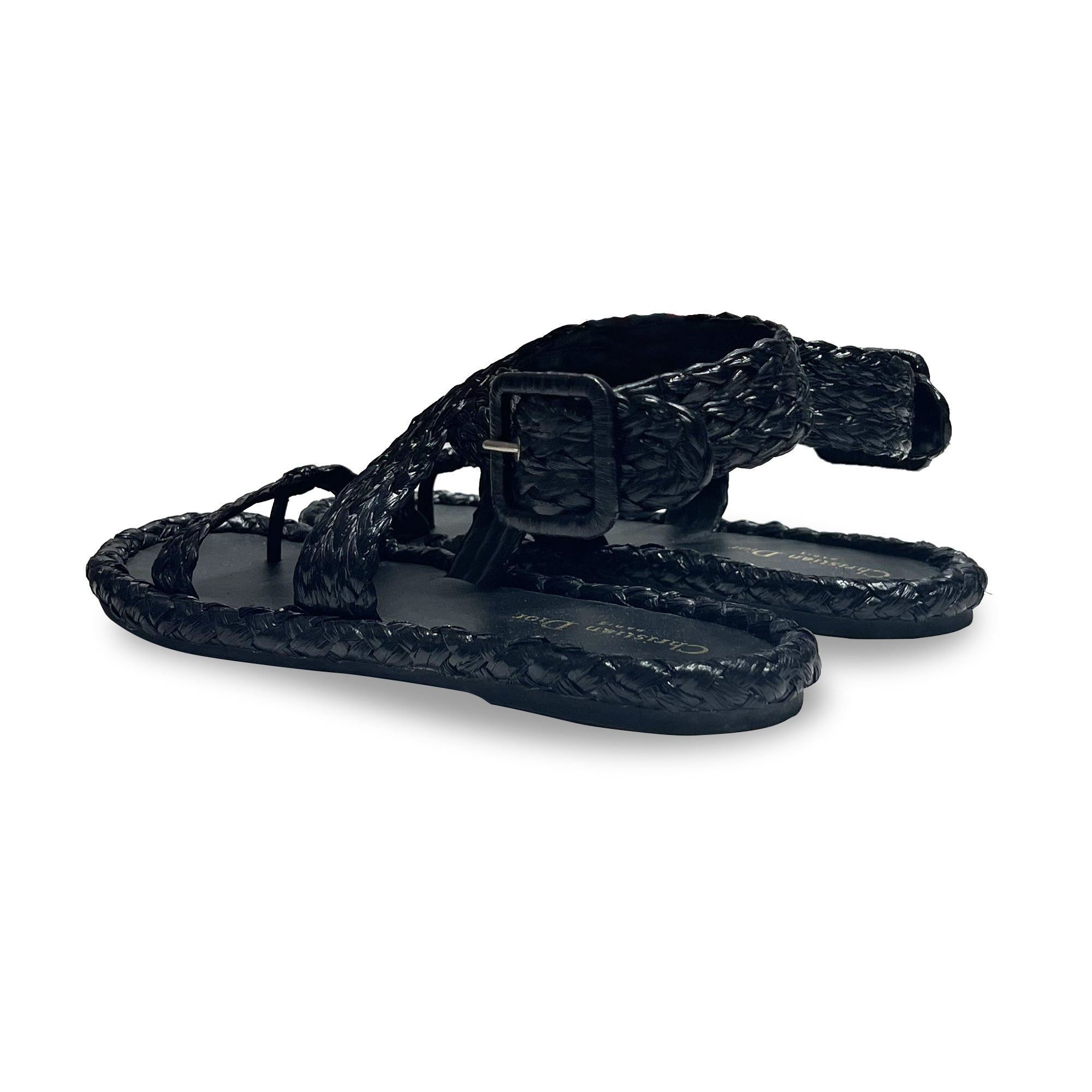 Christian Dior Raffia Sandals