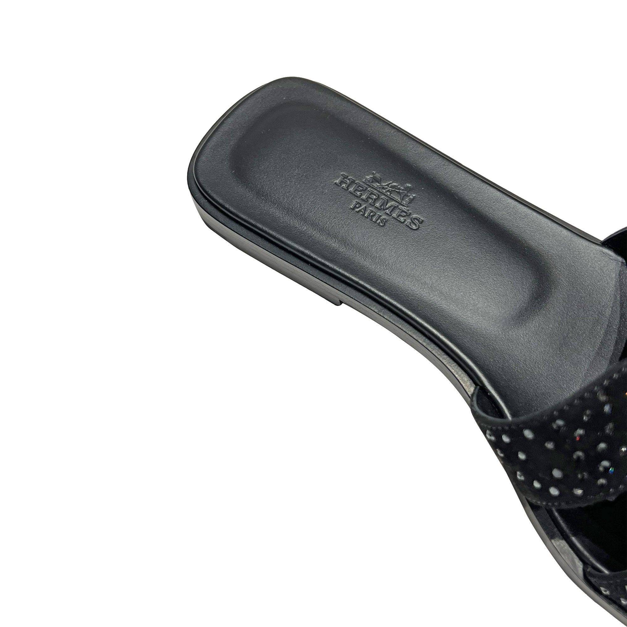 Hermes Oran Rhinestone Sandals
