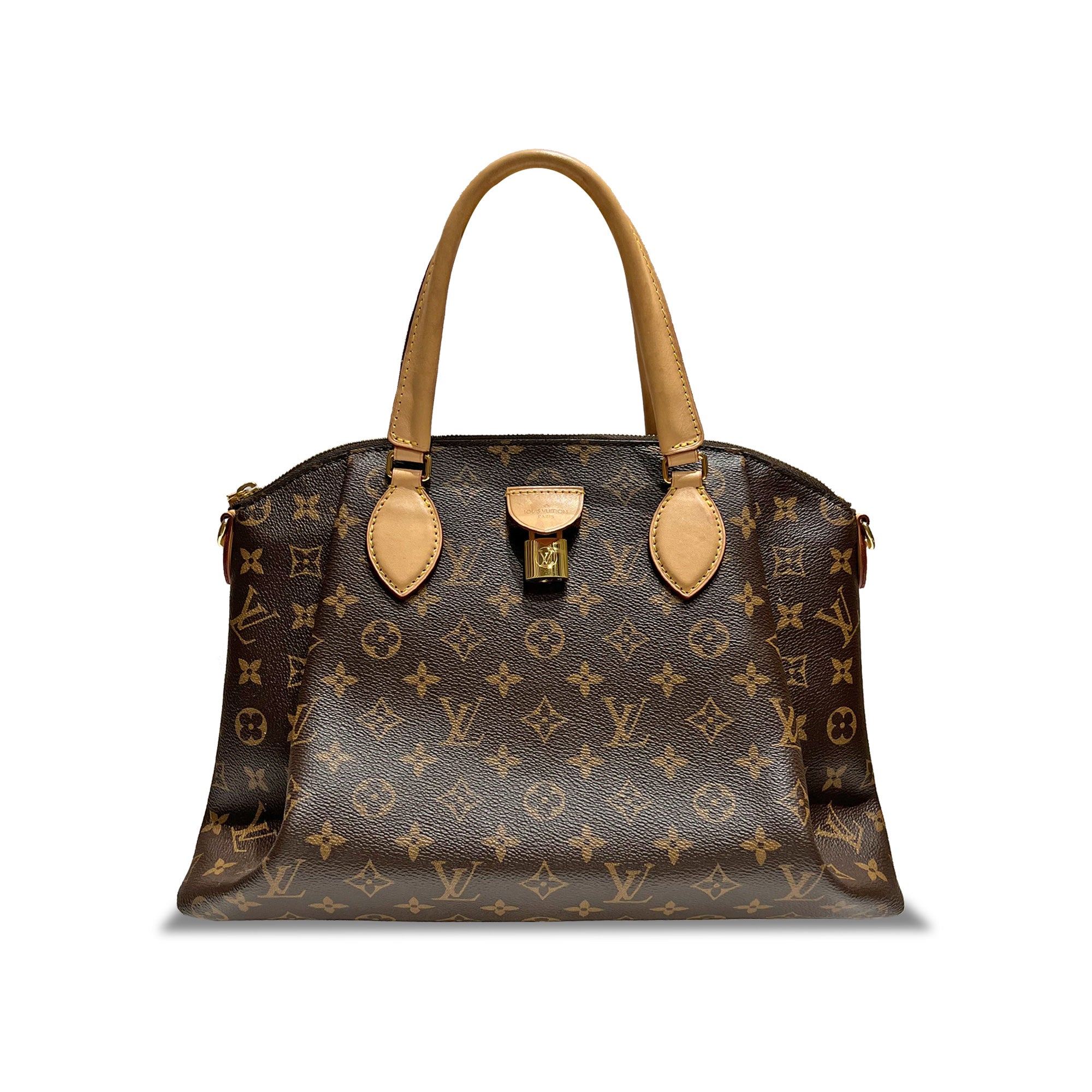 Louis Vuitton Damier Ebene Rivoli MM - Brown Satchels, Handbags