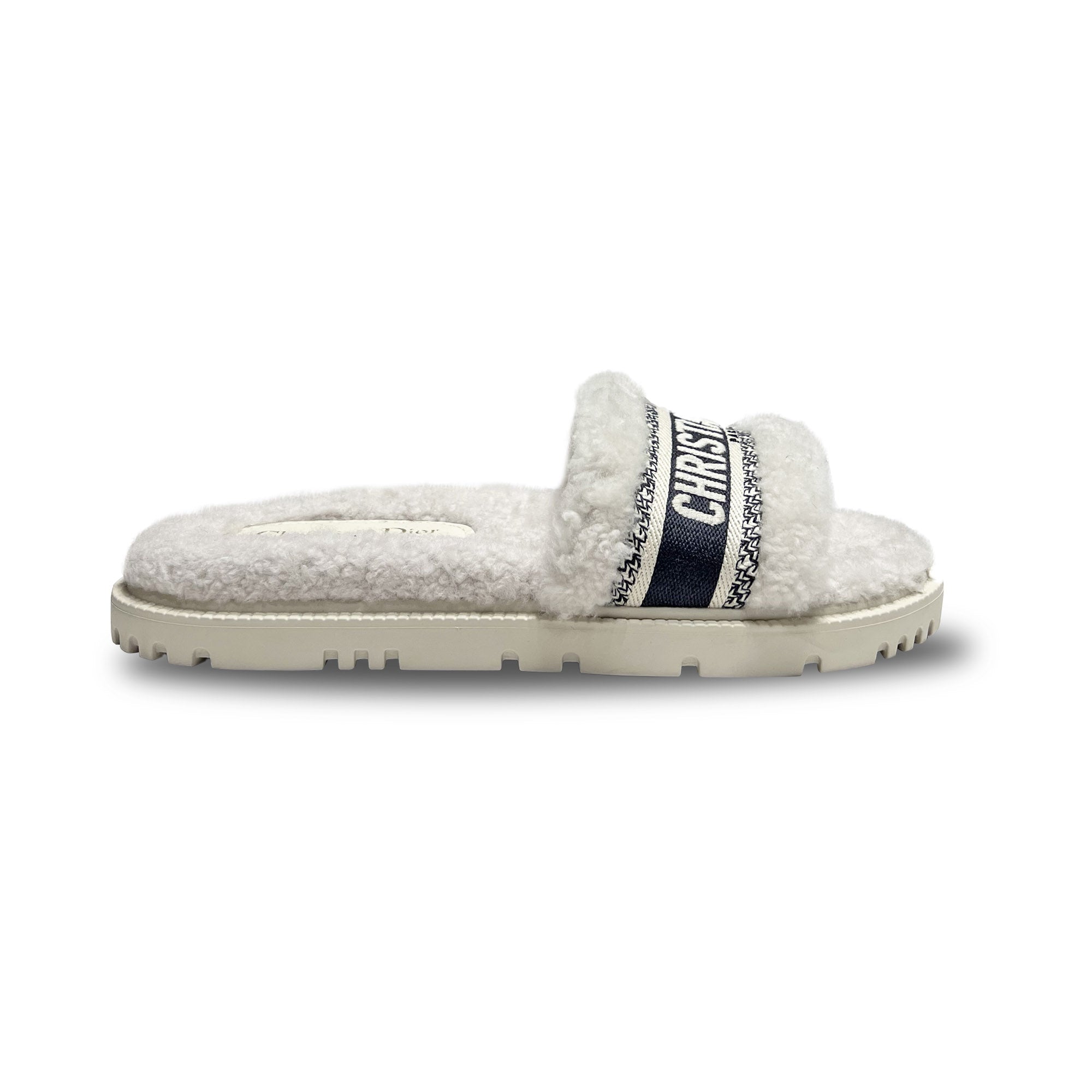Christian Dior Shearling Sandals