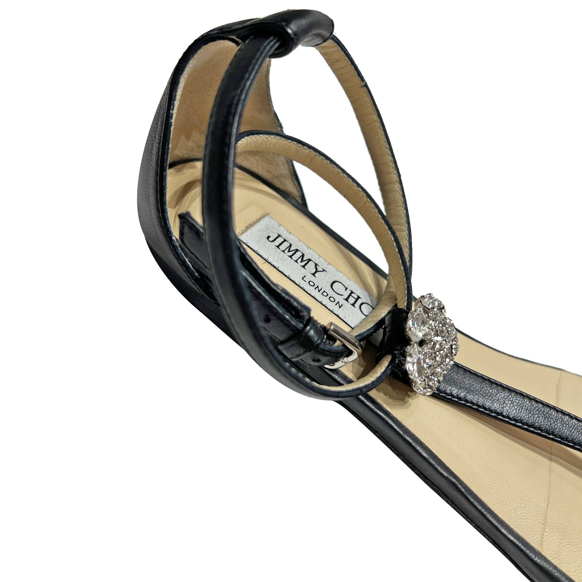 Jimmy Choo Afia Leather Sandals