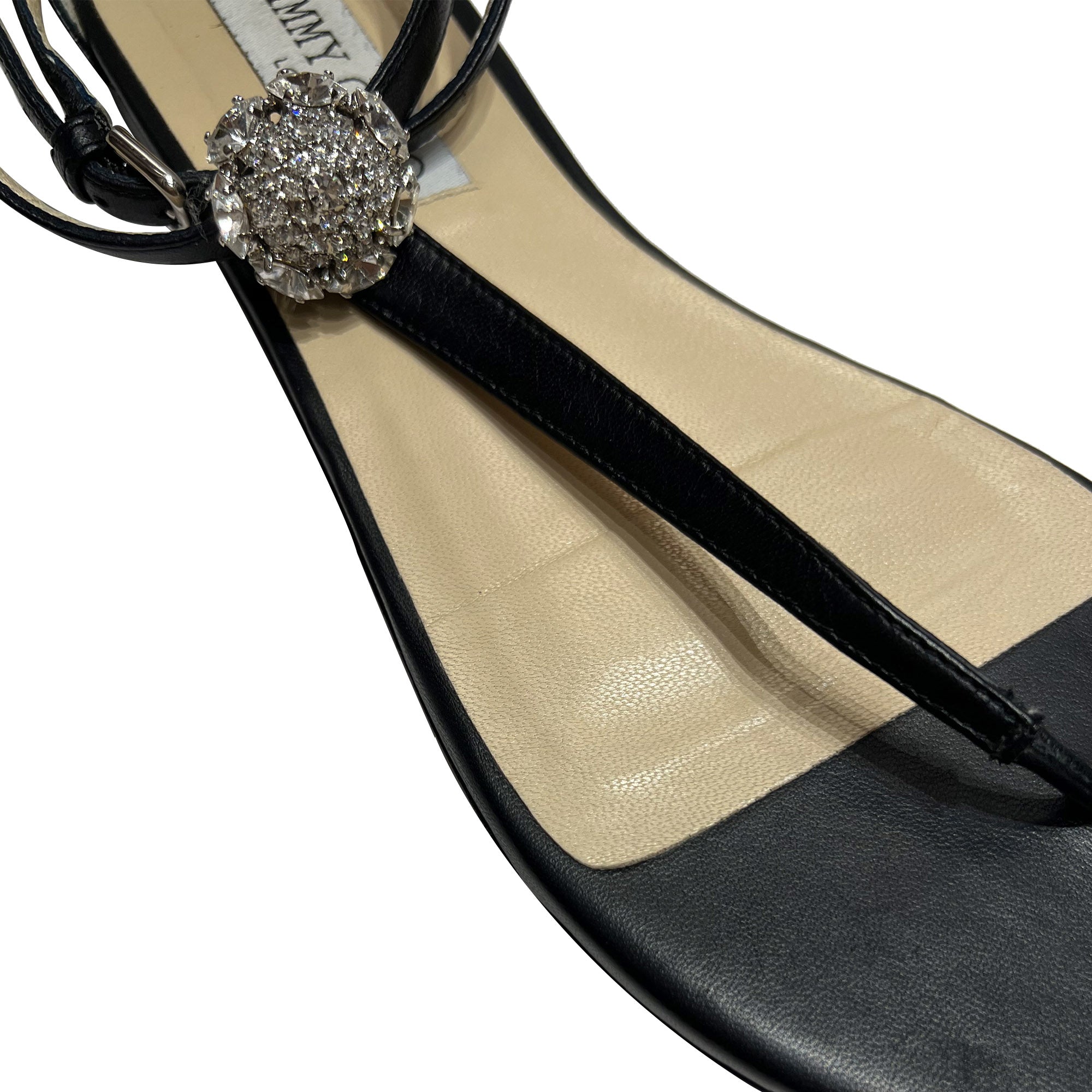 Jimmy Choo Afia Leather Sandals