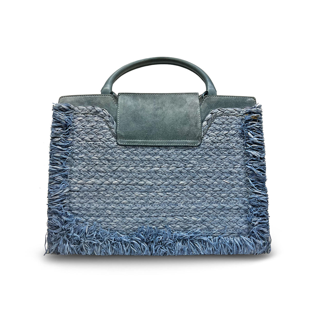 Jimmy Choo 2Way Riley bag in Raffia & Suede