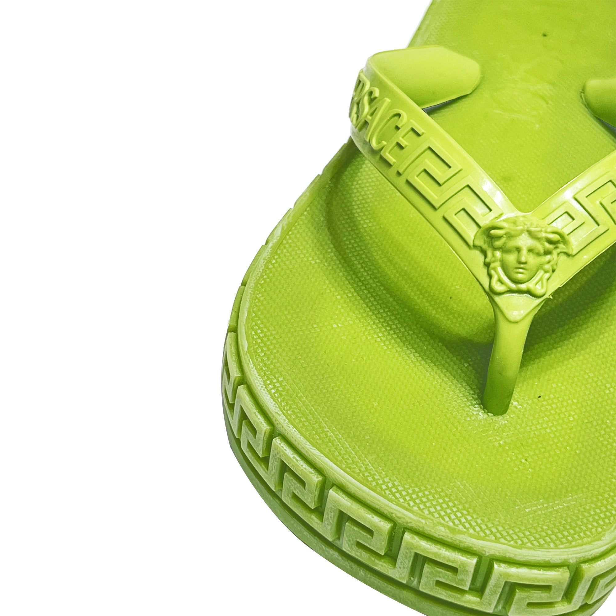 Versace Greca Logo Flip Flop Sandals