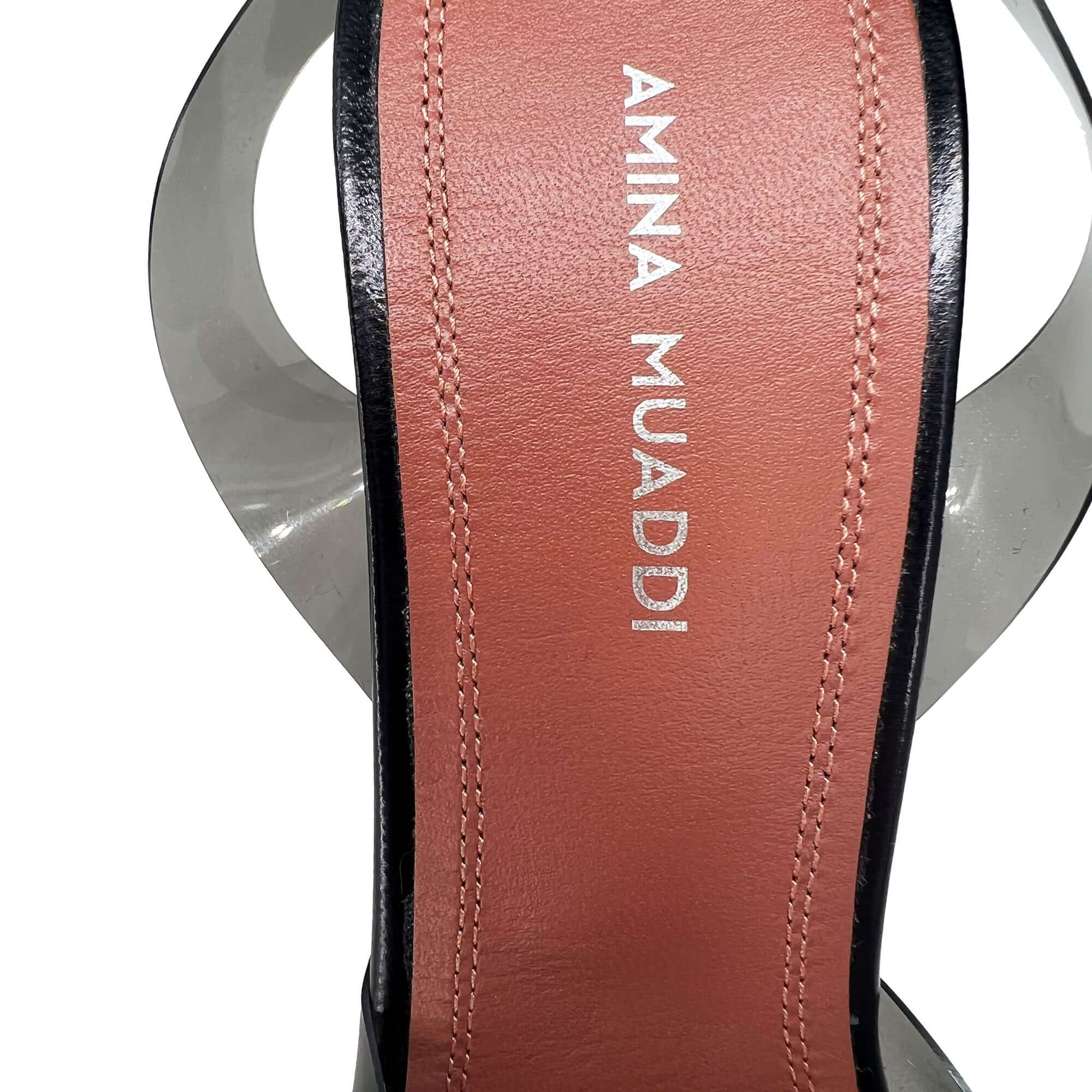 Amina Muaddi crystal butterfly phoenix sling heels