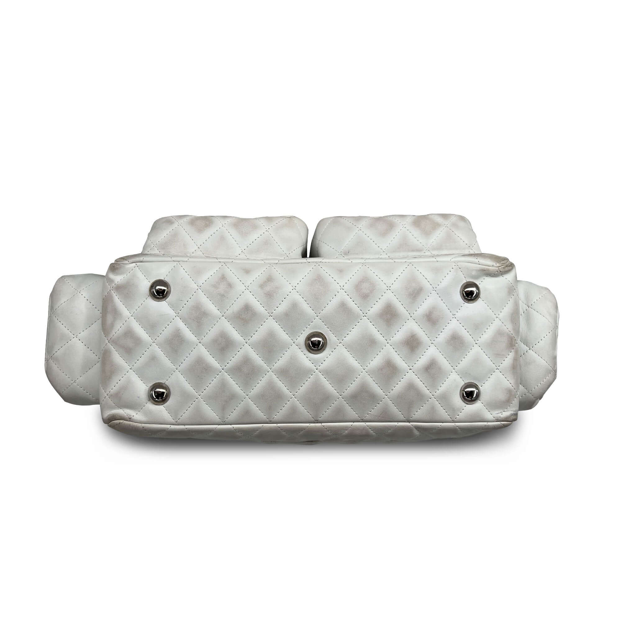 Chanel quilted calfskin leather reporter cambon bag
