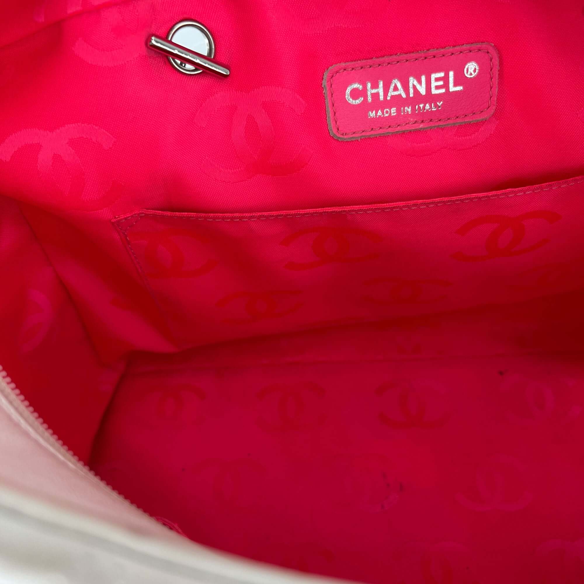 Chanel quilted calfskin leather reporter cambon bag