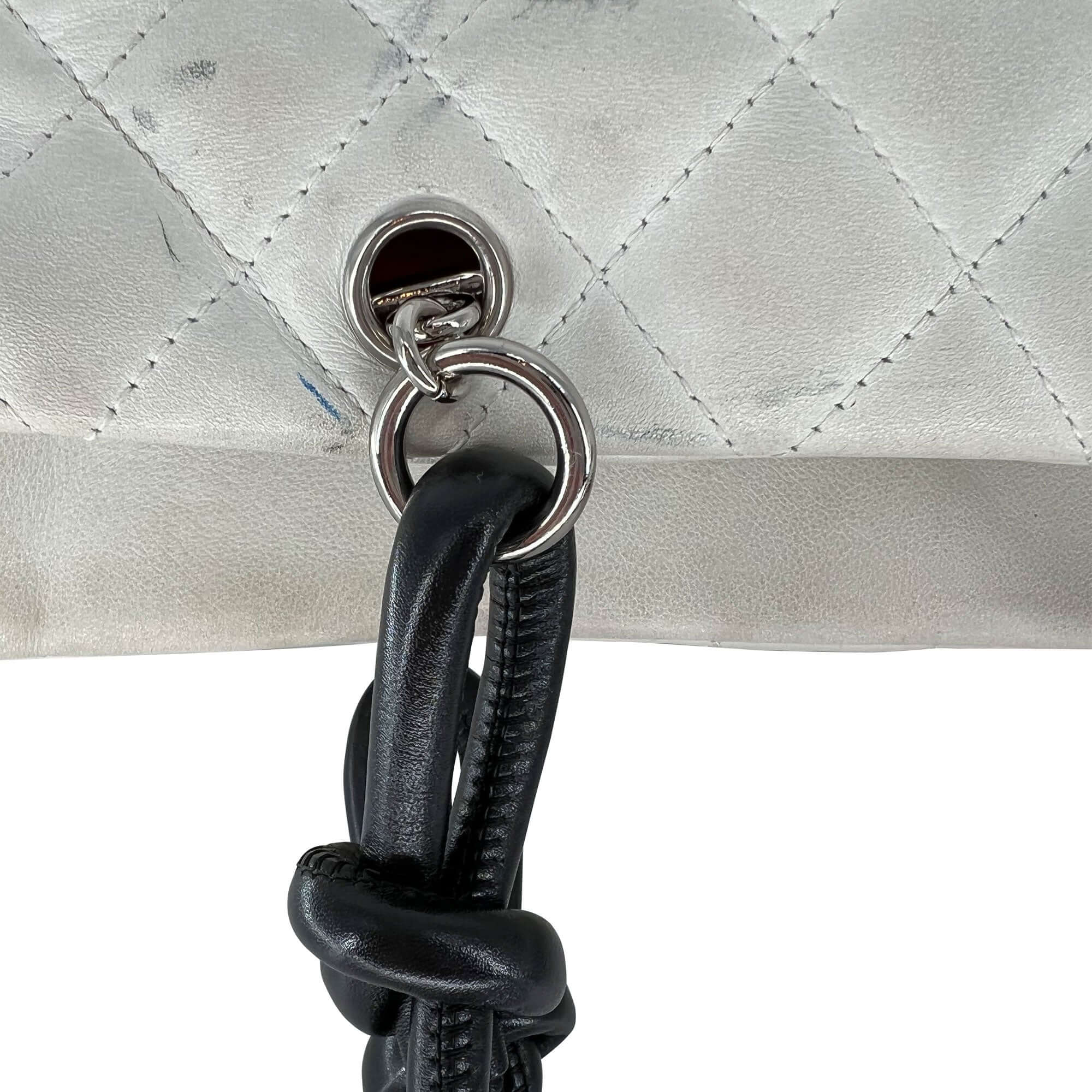 Chanel quilted calfskin leather reporter cambon bag