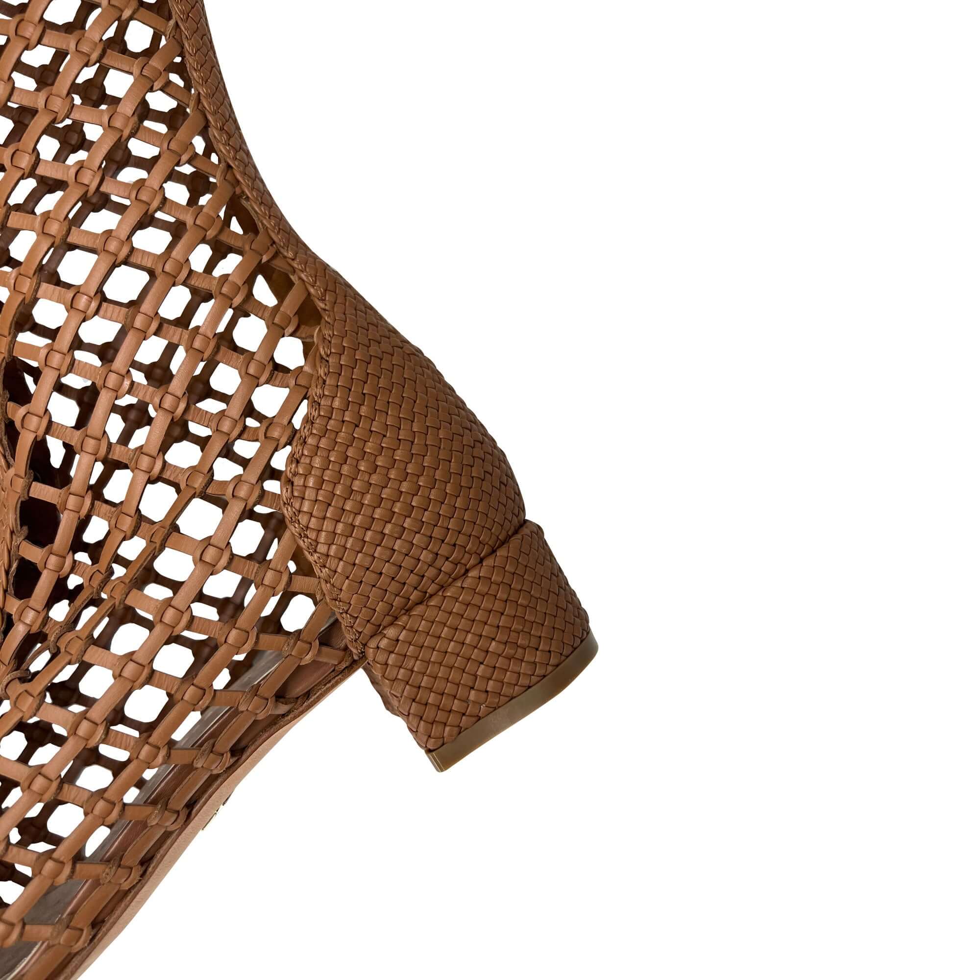 Christian Dior spring 2018 naughtily-D lace-up boots brown