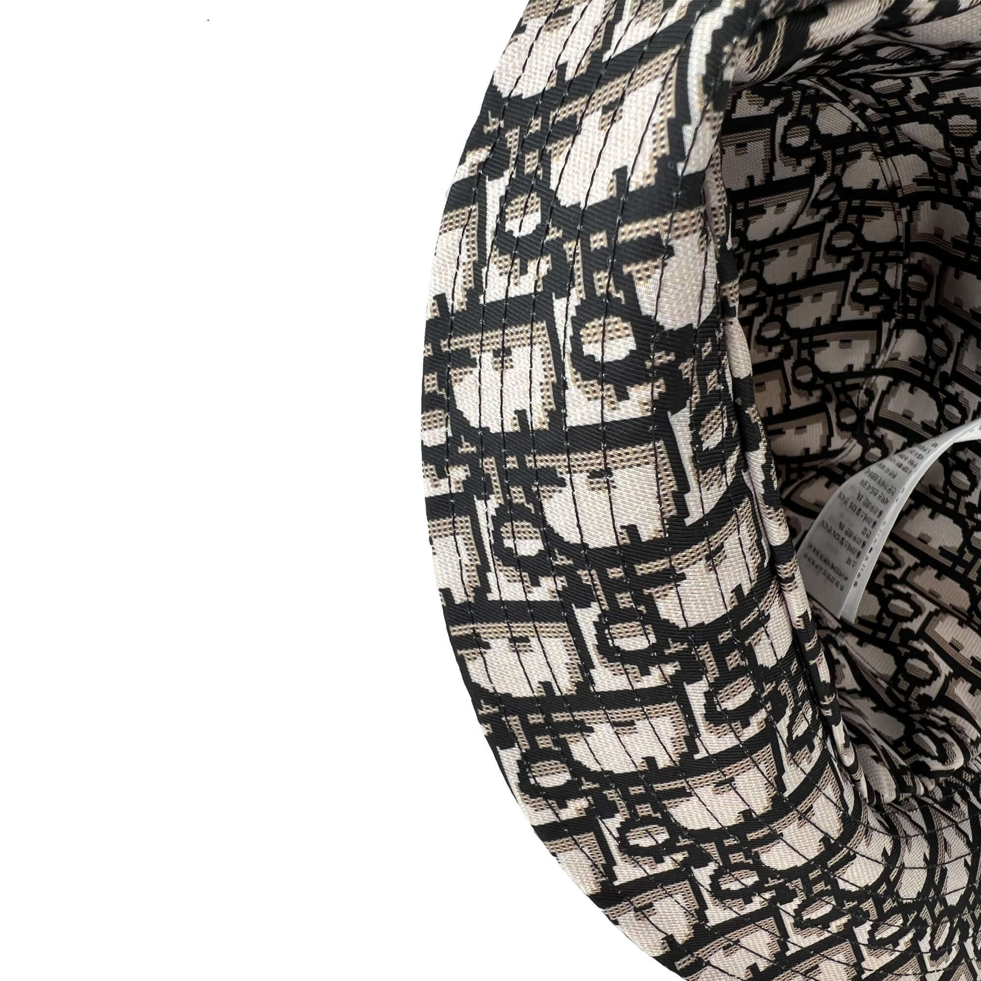 Christian Dior reversible Teddy-D small brim bucket hat