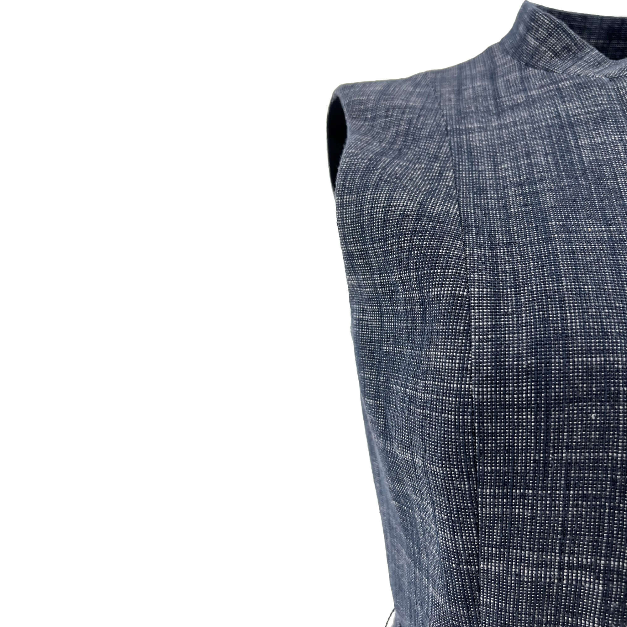 Dior Navy Blue Belt Dress