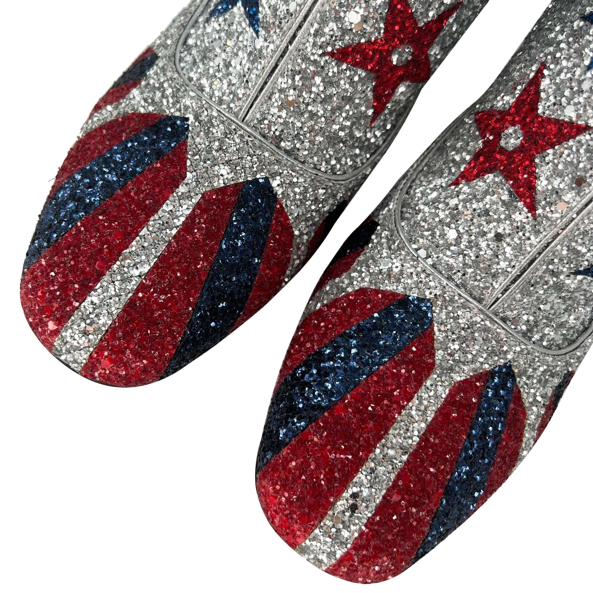 Dior SS19 circus themed strass heeled boots