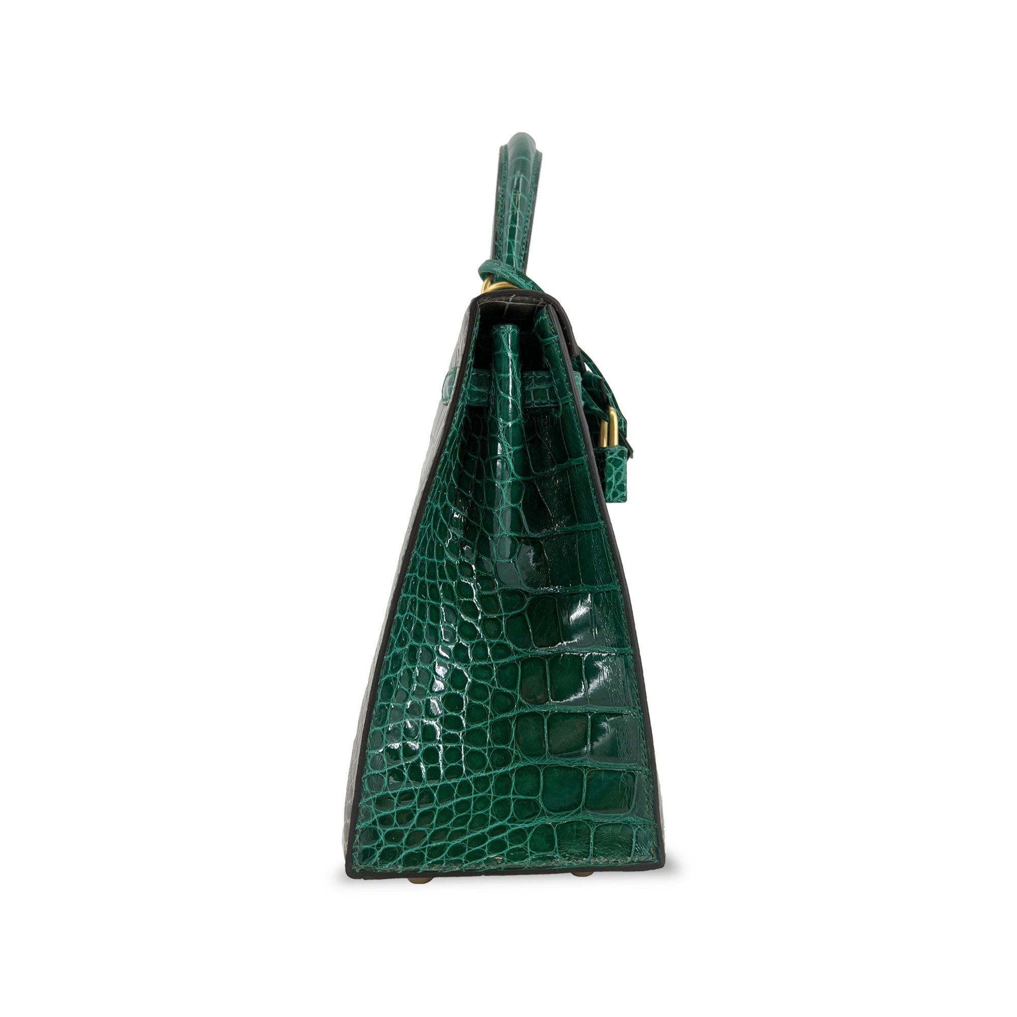 Hermes Kelly designer bag Tourterelle side