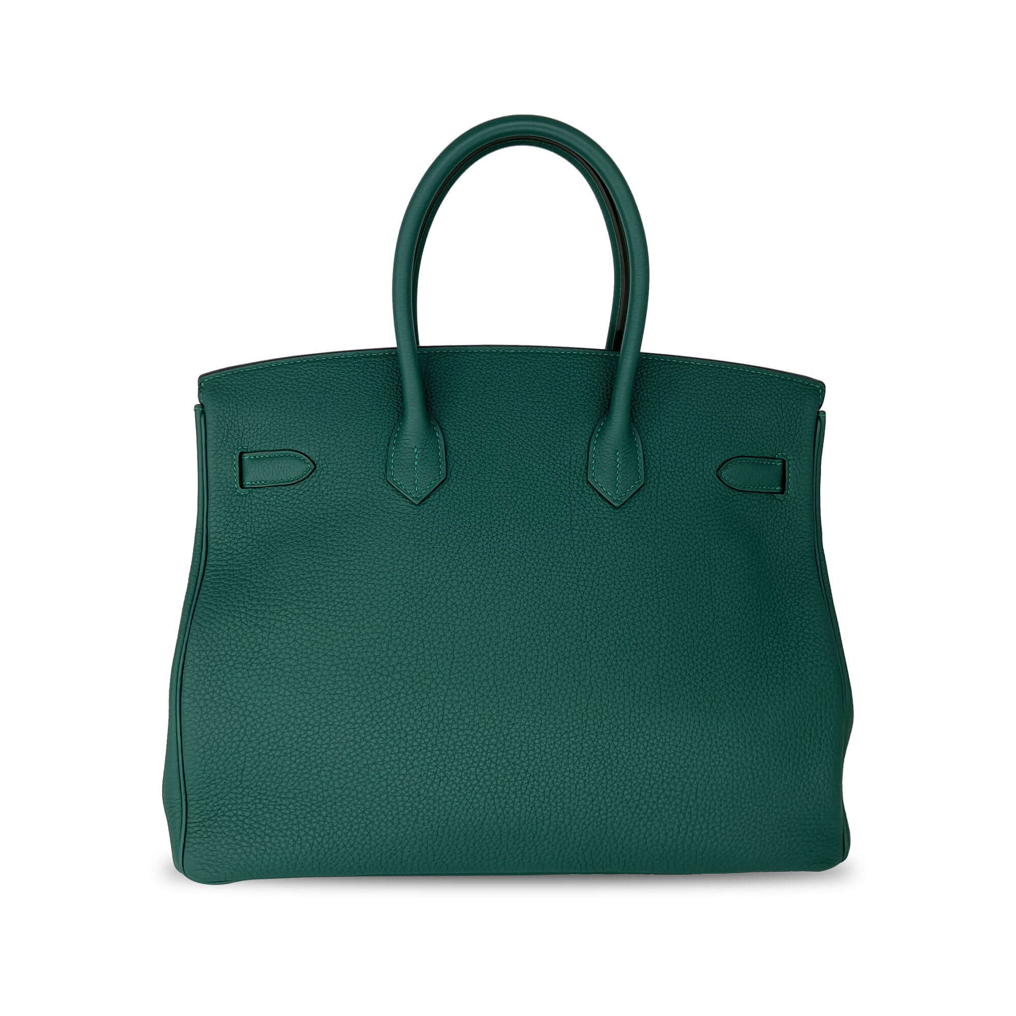 Hermes Birkin Malachite Togo Designer Bag back