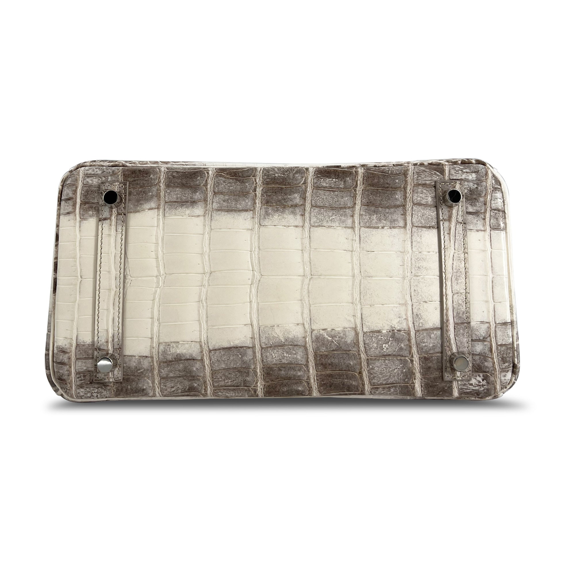 Hermes Birkin B30 Himalaya Niloticus Croco Matte designer bag bottom