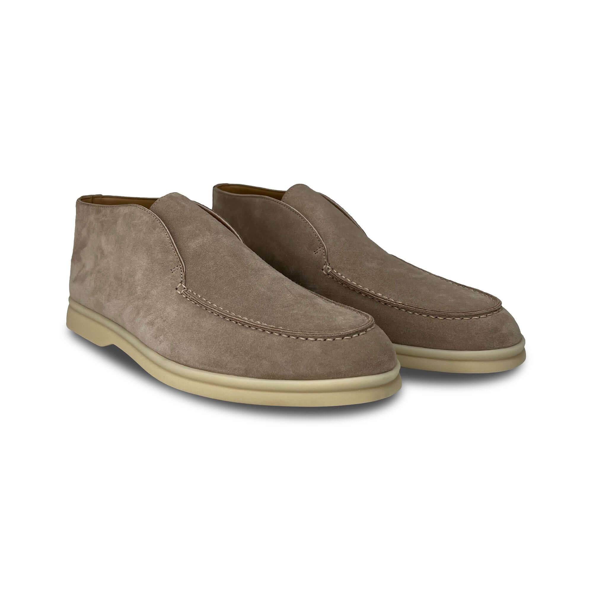 Loro Piana Polacchino Suede Loafers