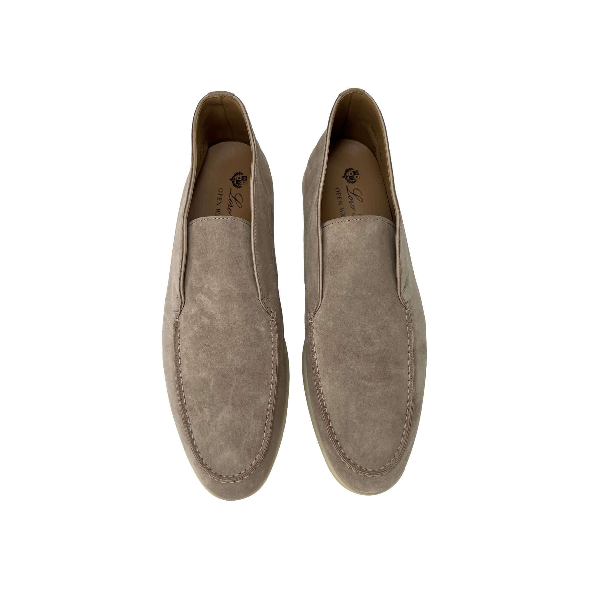 Loro Piana Polacchino Suede Loafers