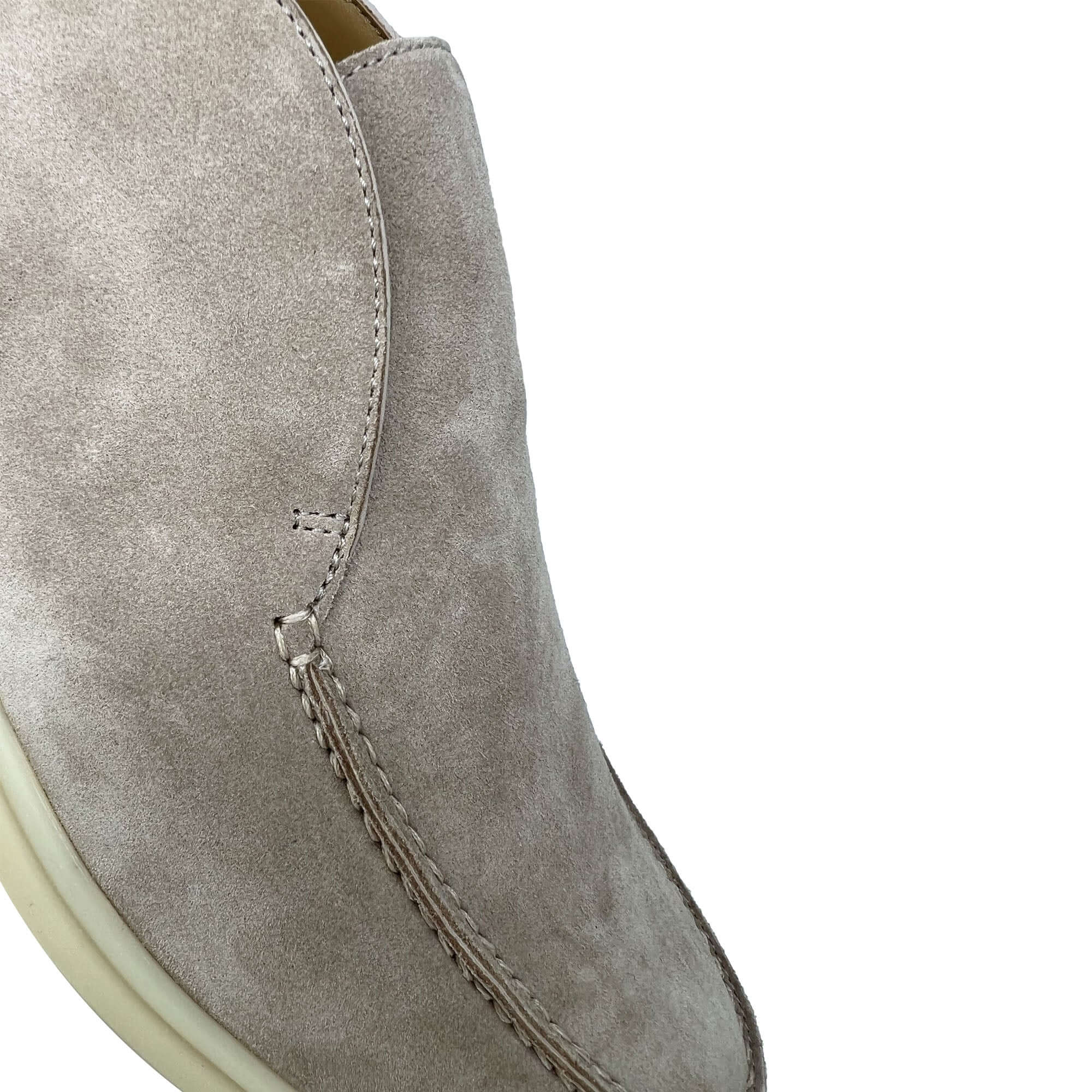 Loro Piana Polacchino Suede Loafers