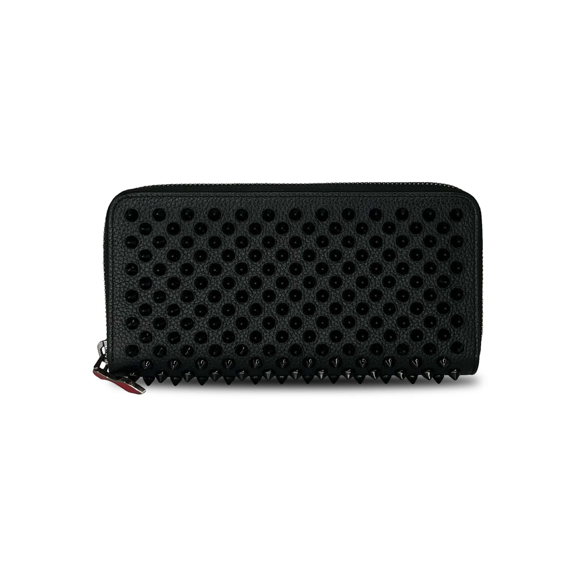 Christian Louboutin panettone spike wallet black