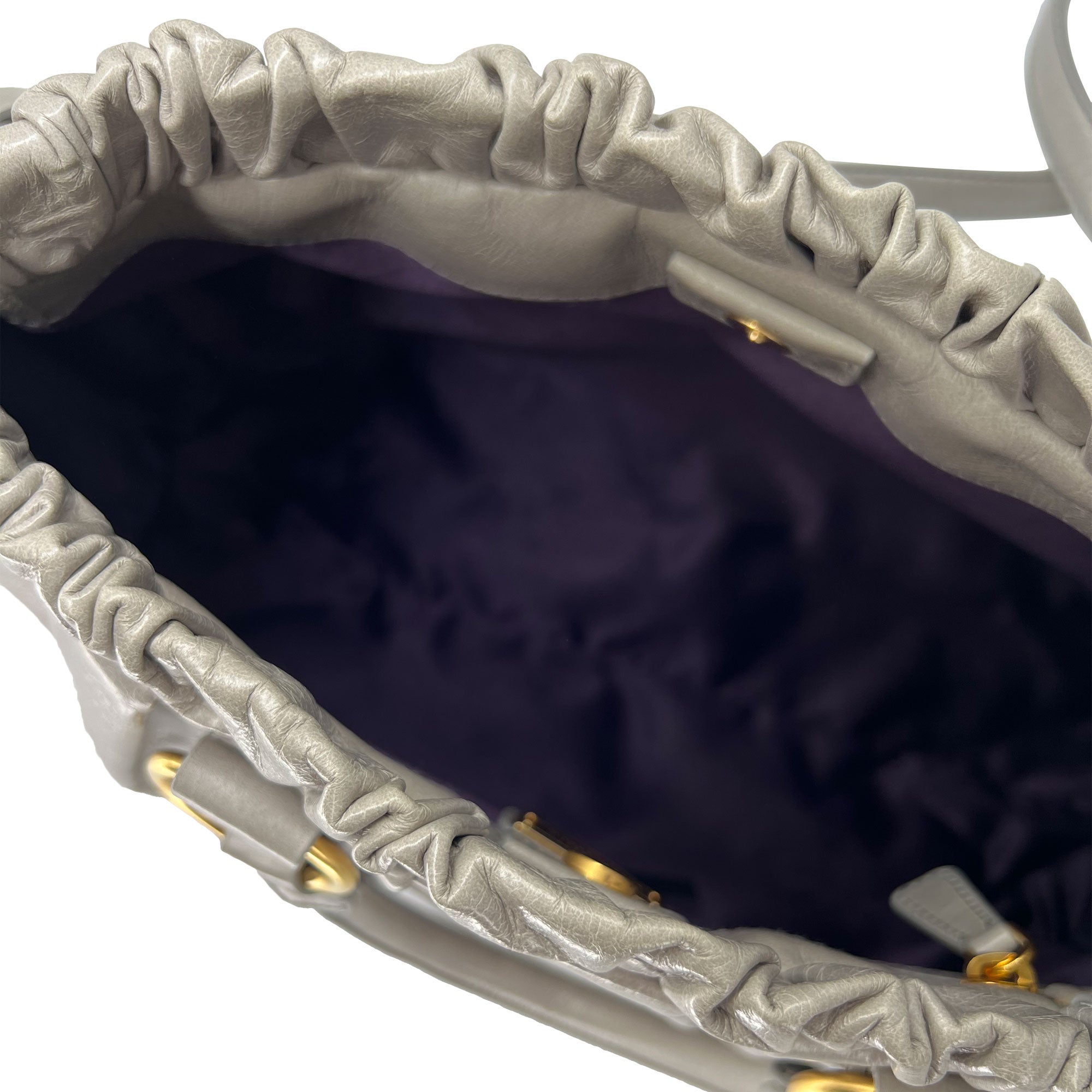 Miu Miu leather grey handbag