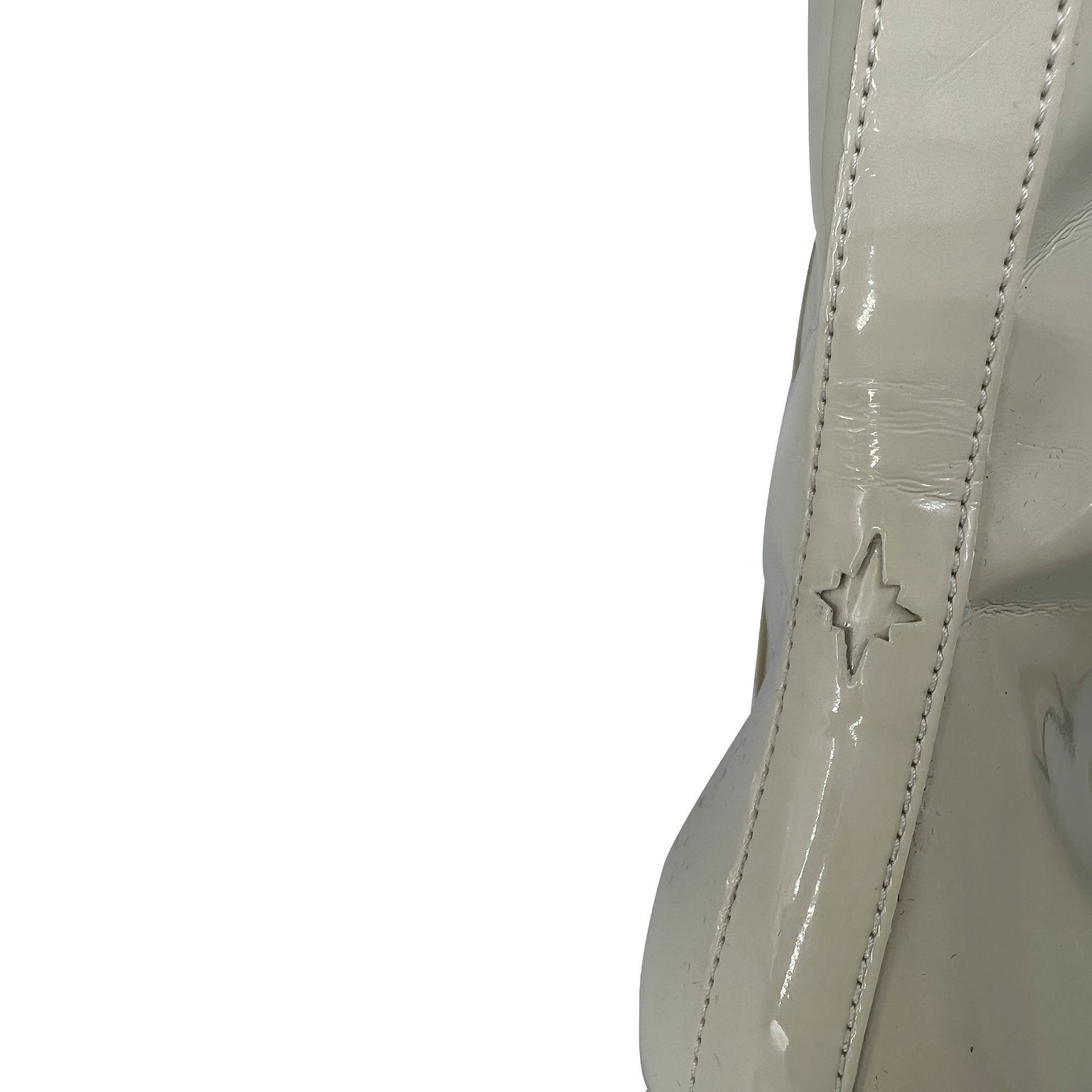 Nodaleto Bulla Ward Ecru knee-high boots