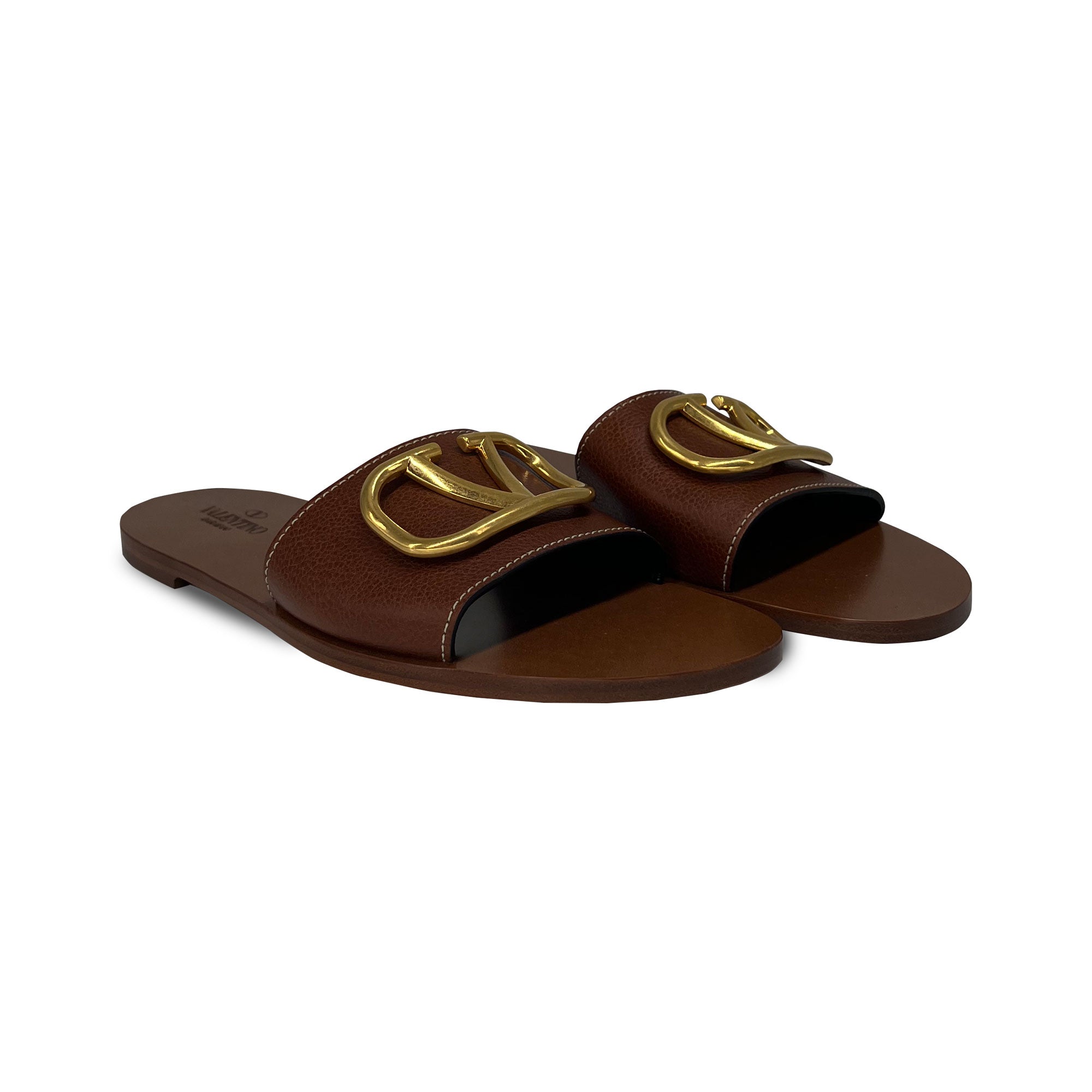 Valentino VLogo slide sandals