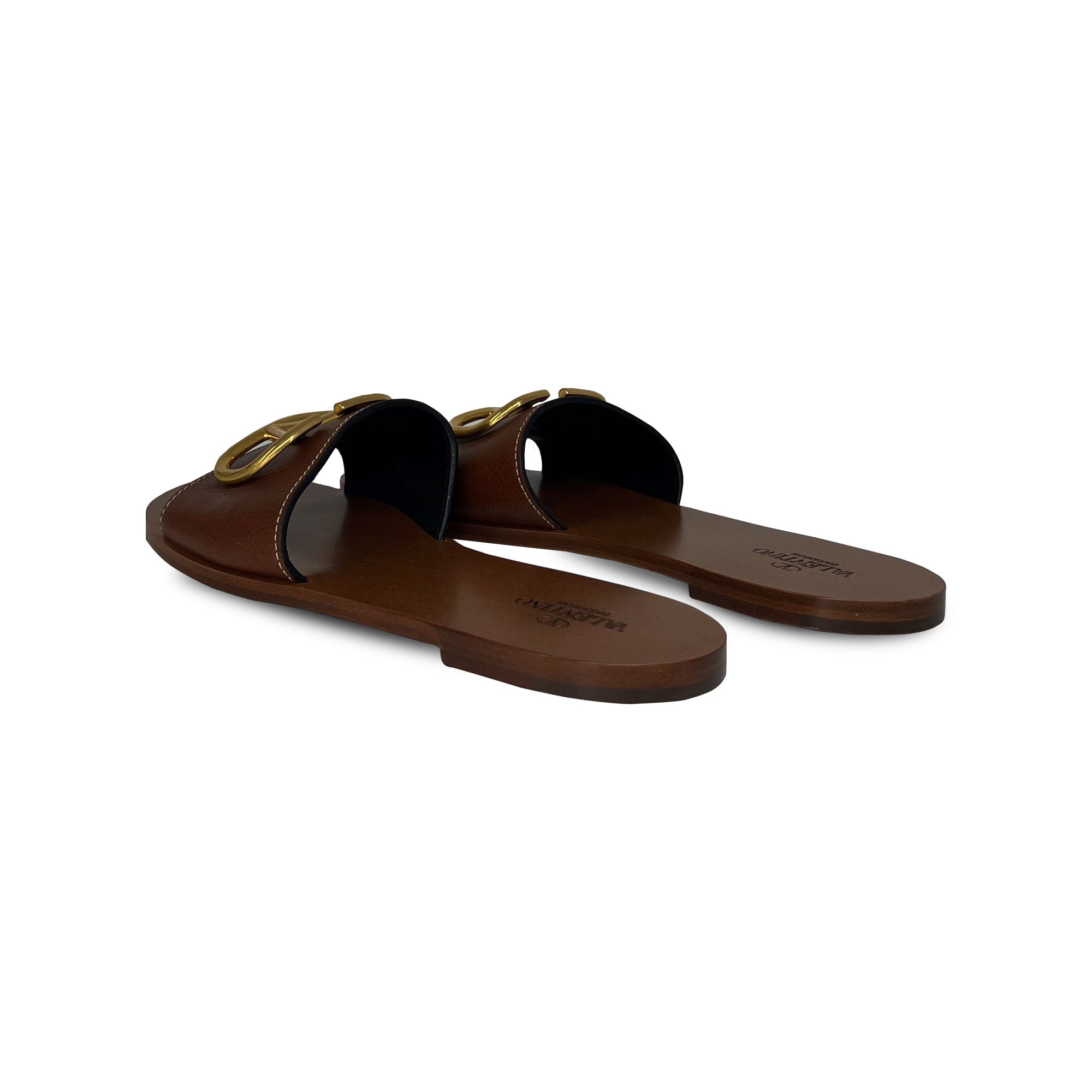 Valentino VLogo slide sandals