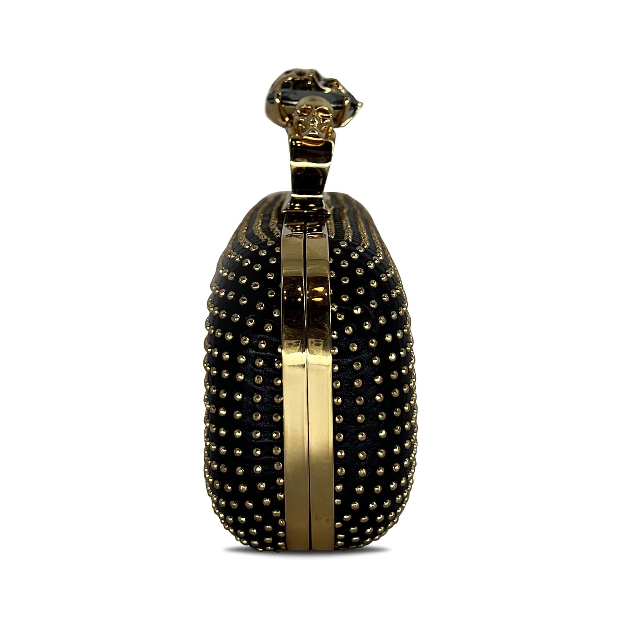 Alexander McQueen Knuckle Leather Clutch Bag