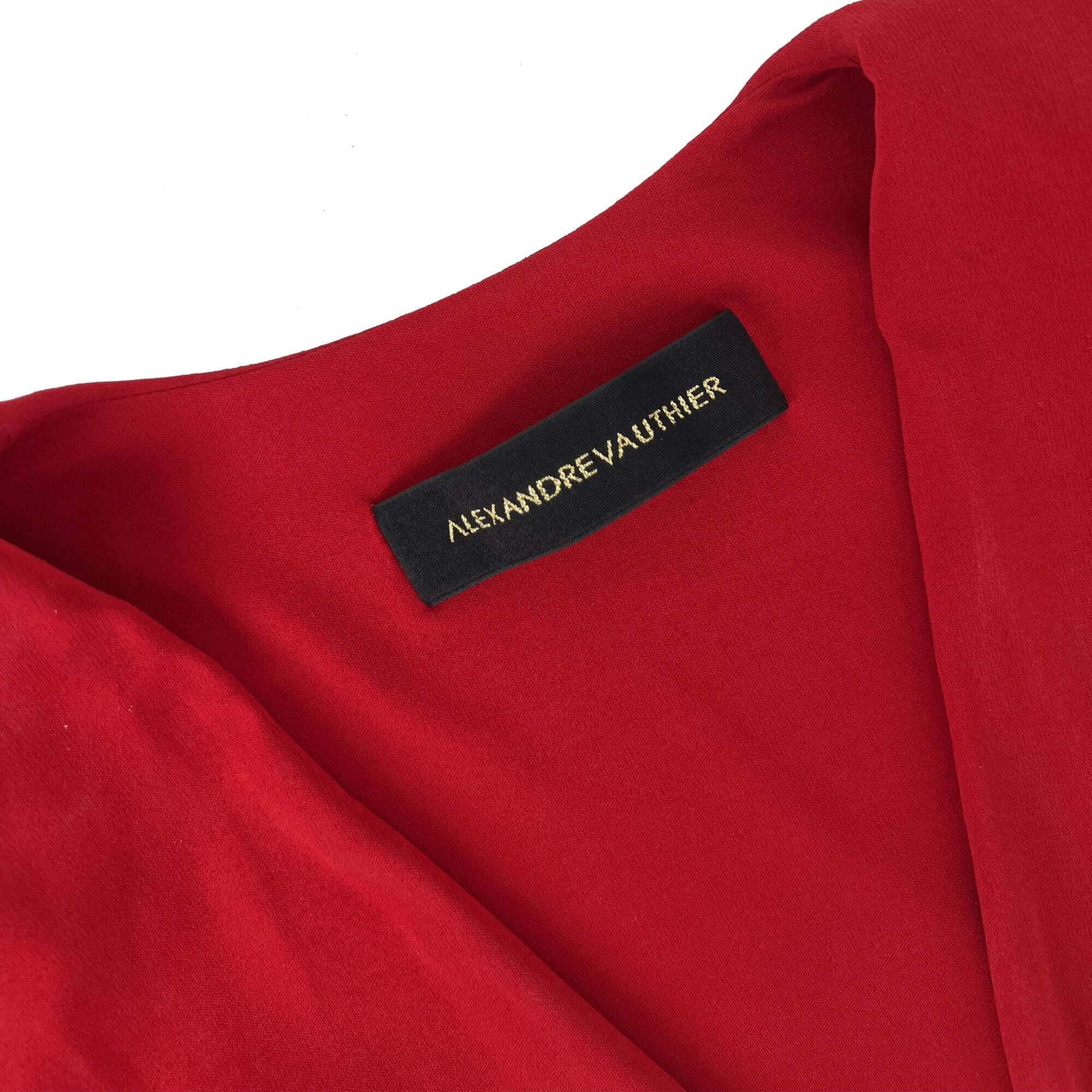 Alexander Vauthier Draped Lurex Mini Bodysuit Dress