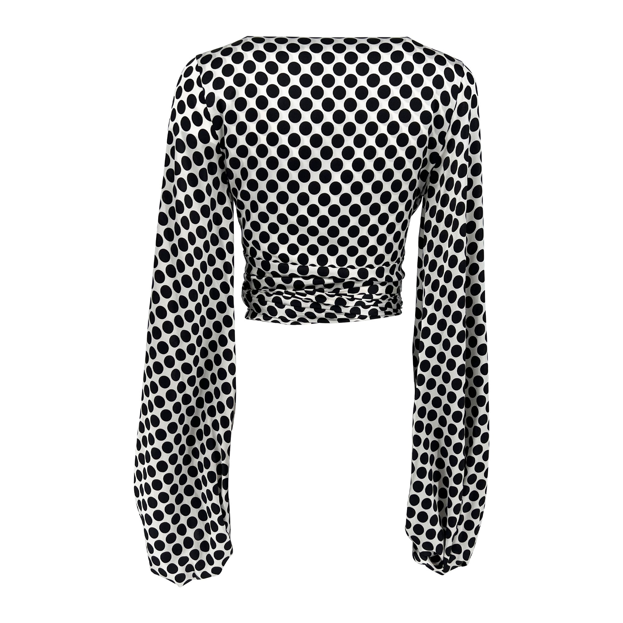 Alexandre Vauthier Wrap Waist Blouse
