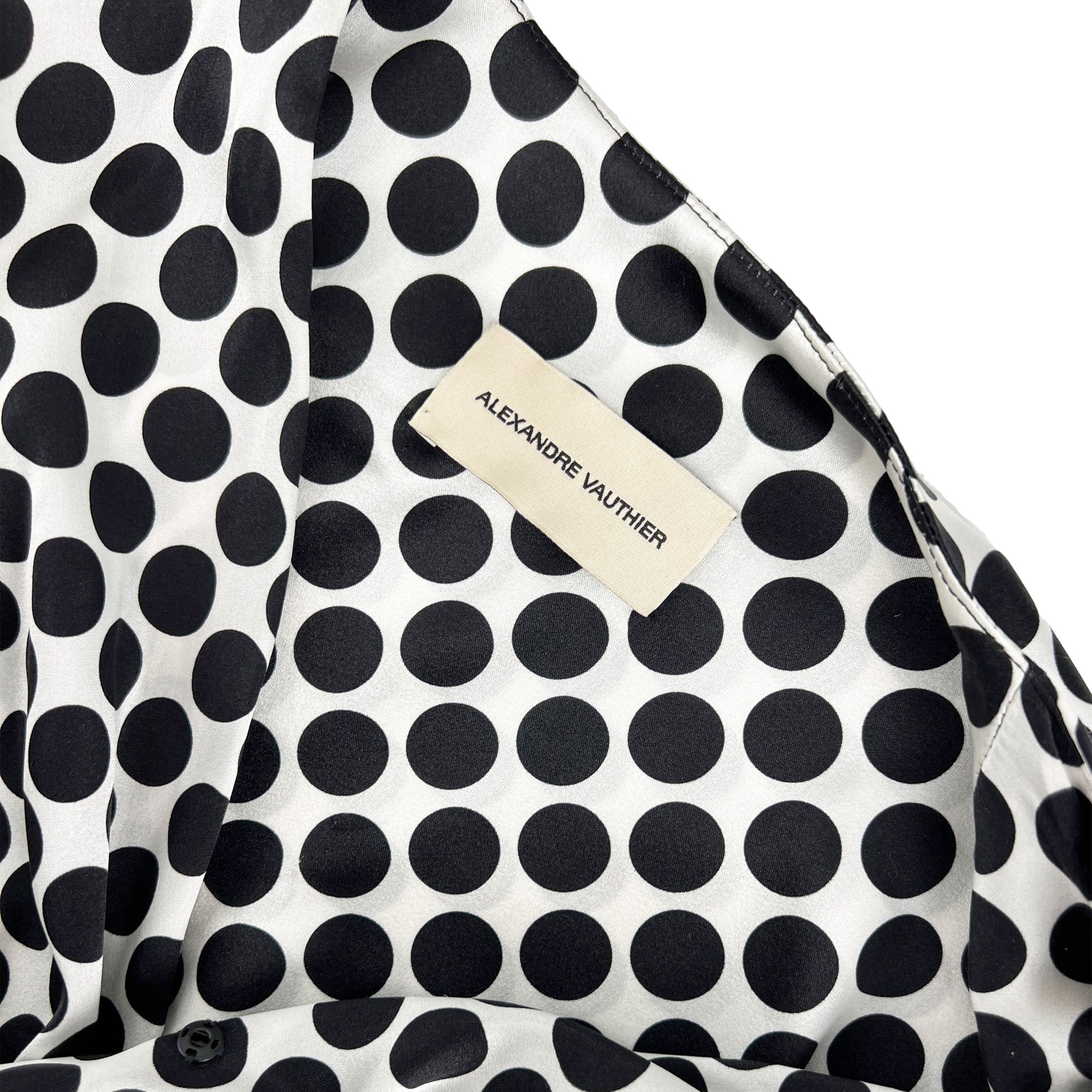 Alexandre Vauthier Wrap Waist Blouse