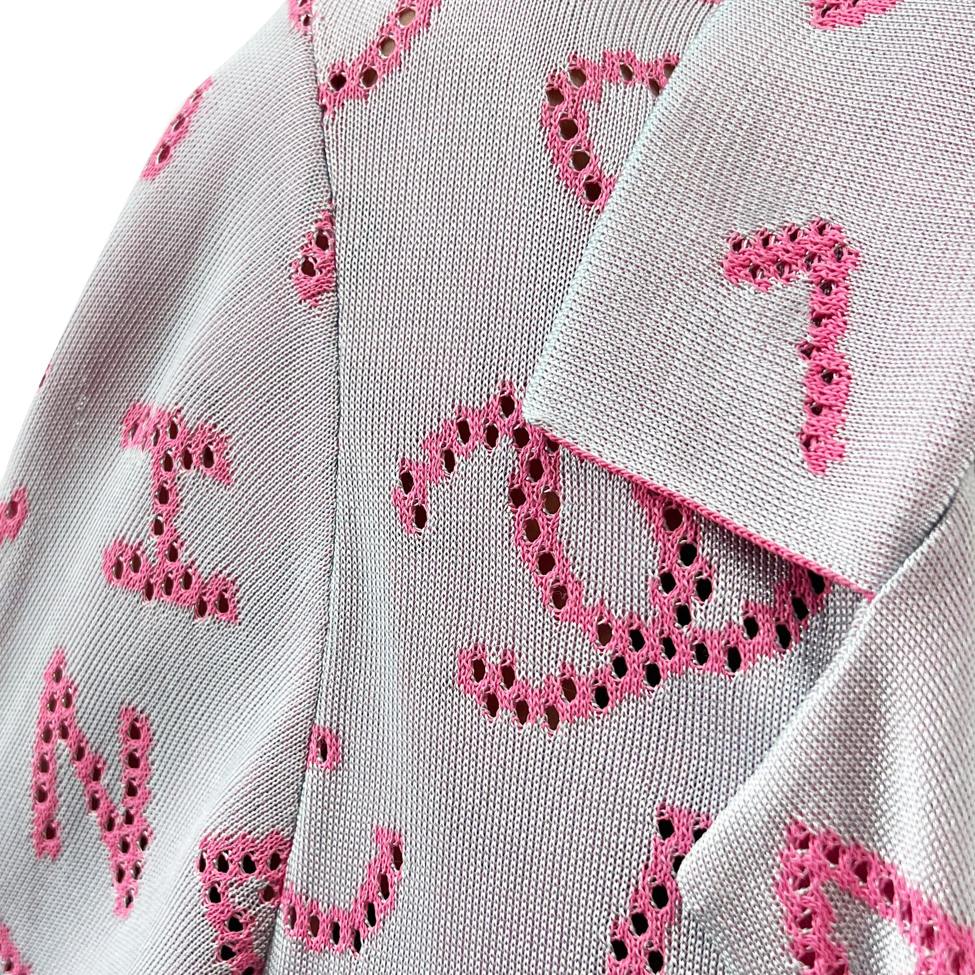 Chanel Pink Logo Kimono