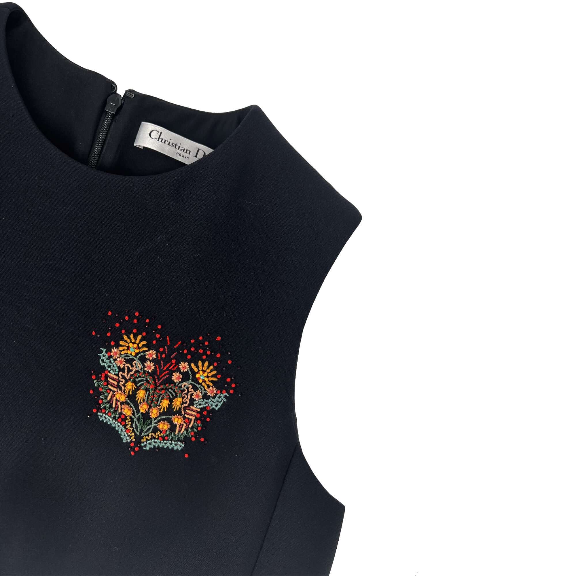 Dior Embroidered Flower Dress