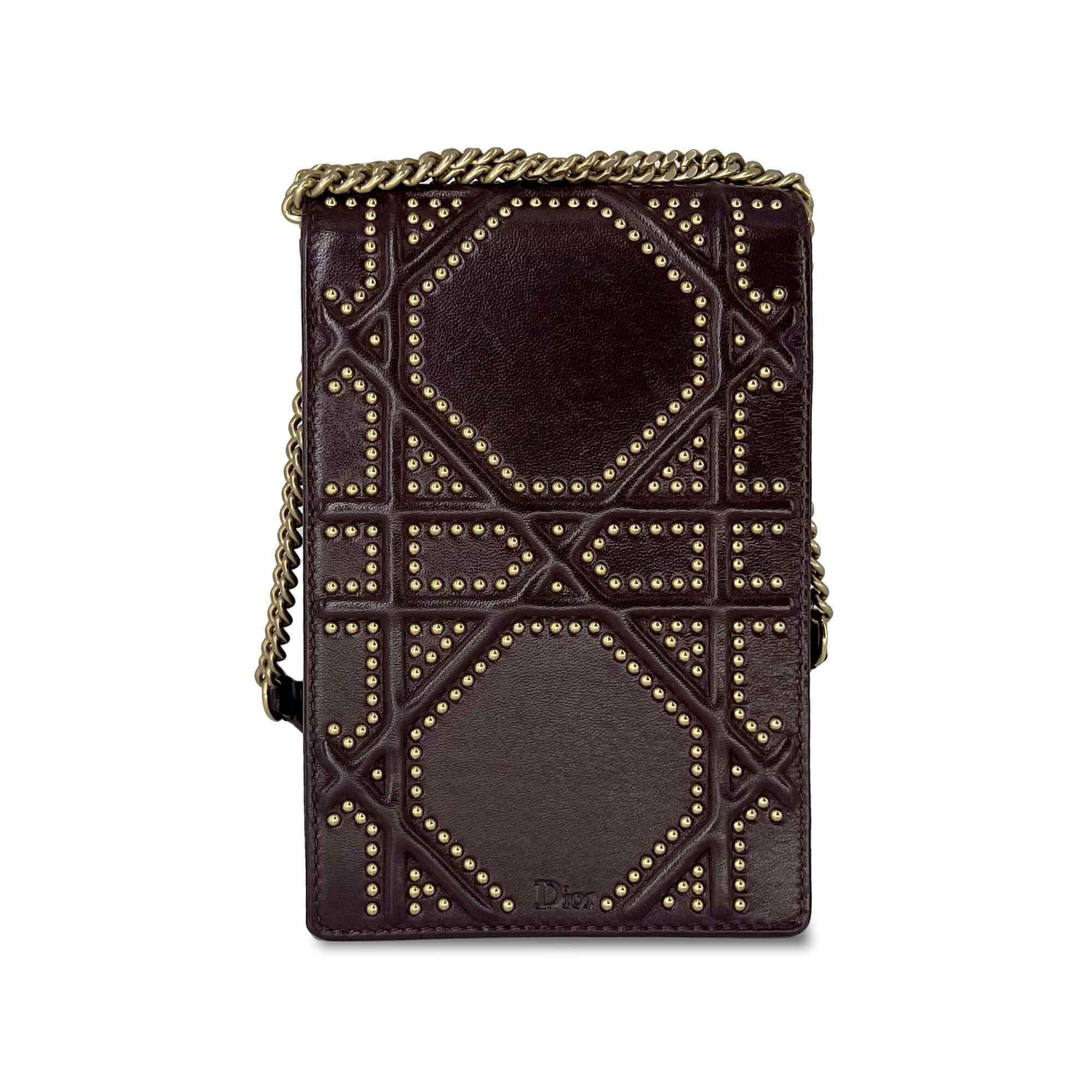 Christian Dior Mini Diorama Vertical Clutch Bag