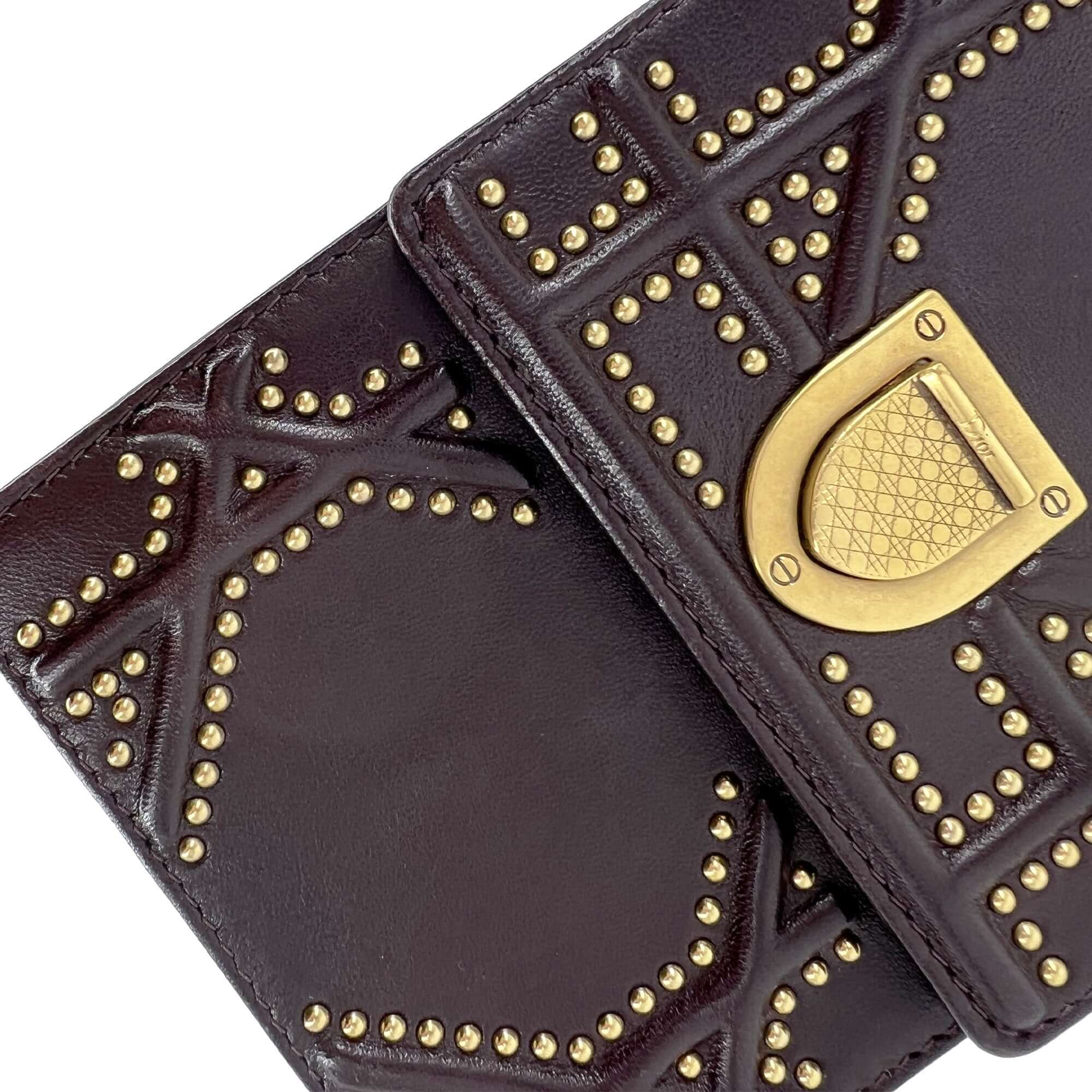 Christian Dior Mini Diorama Vertical Clutch Bag