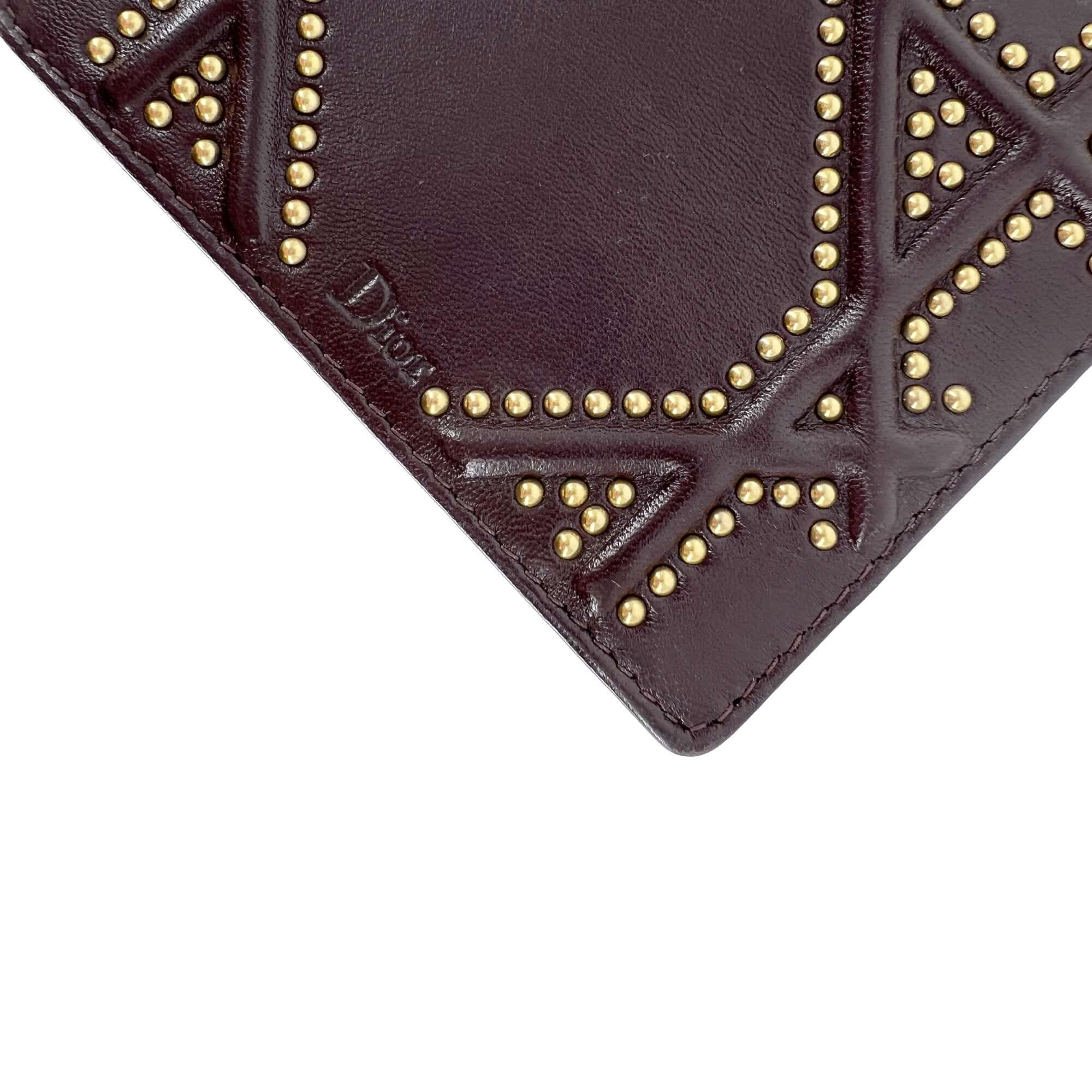 Christian Dior Mini Diorama Vertical Clutch Bag