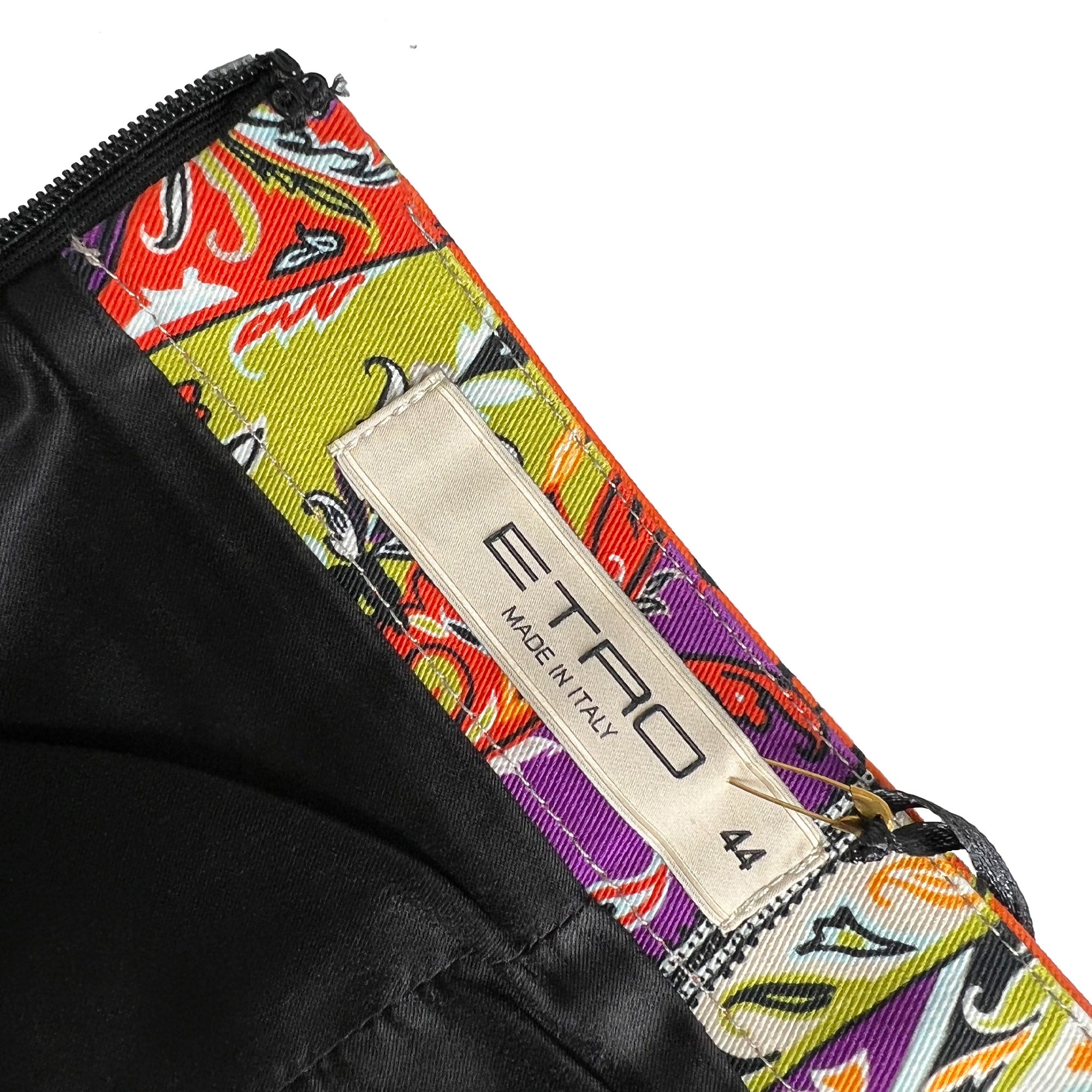 Etro Vinatge Abstract Midi Skirt