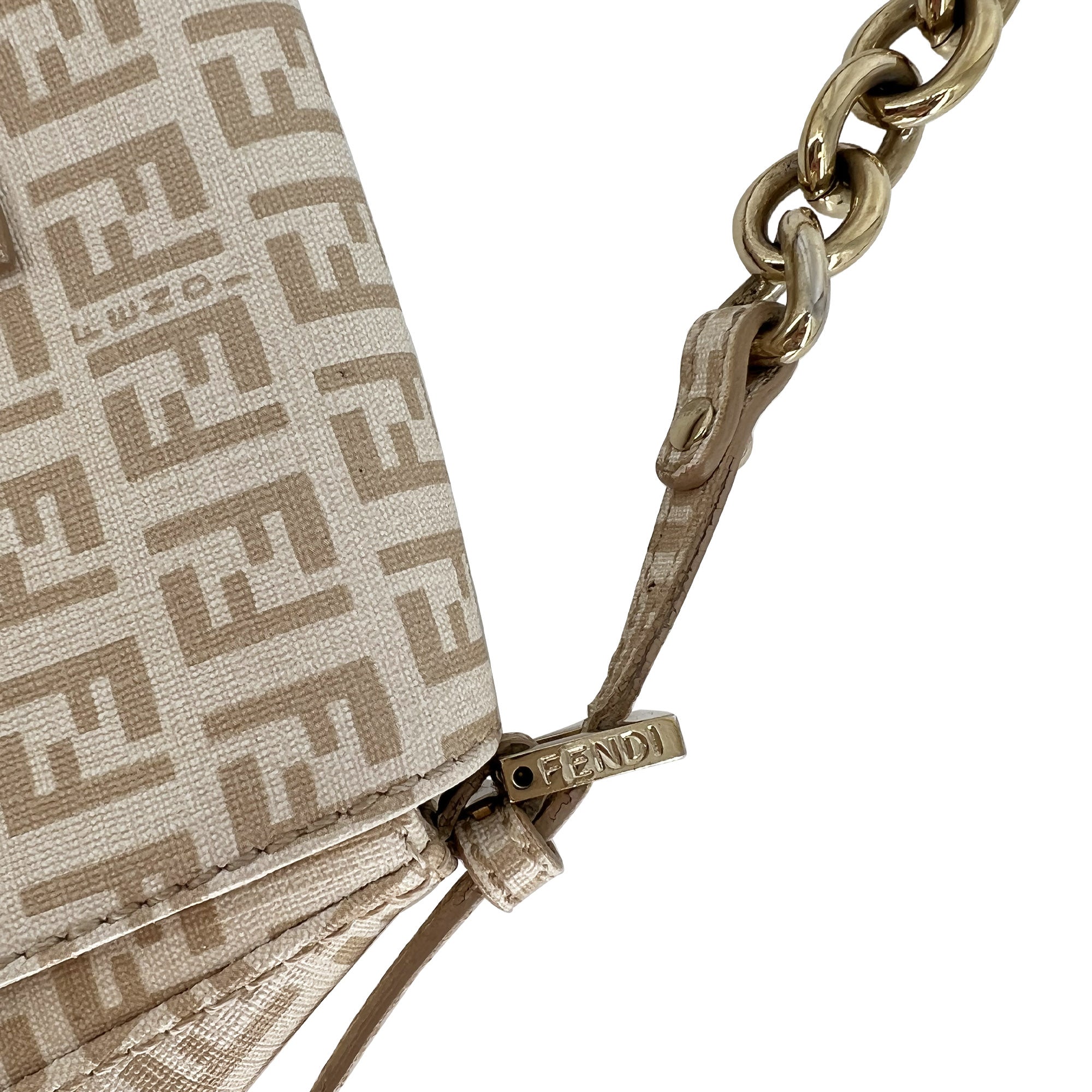 Fendi FF Monogram Mini Mama Baguette Shoulder Bag