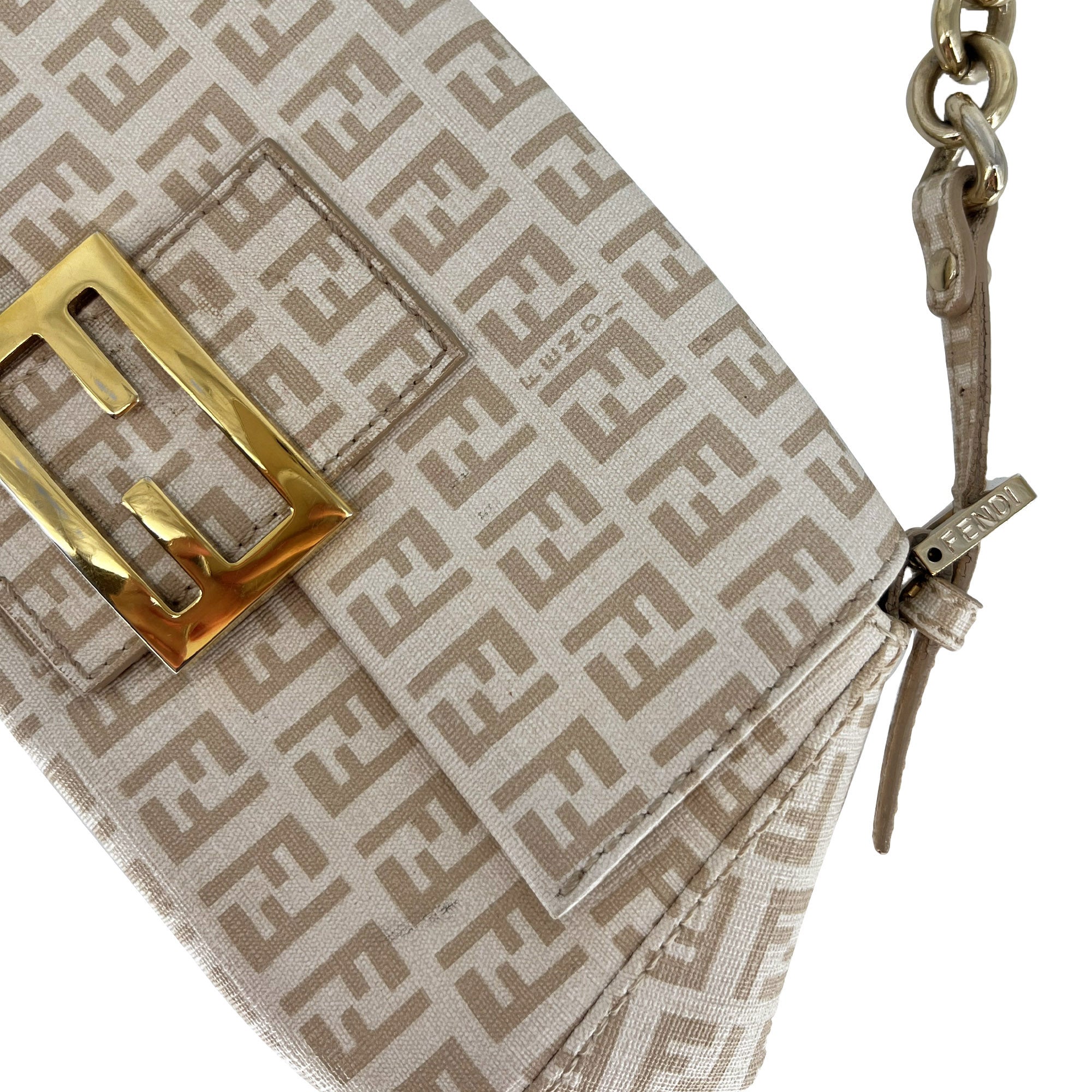Fendi FF Monogram Mini Mama Baguette Shoulder Bag