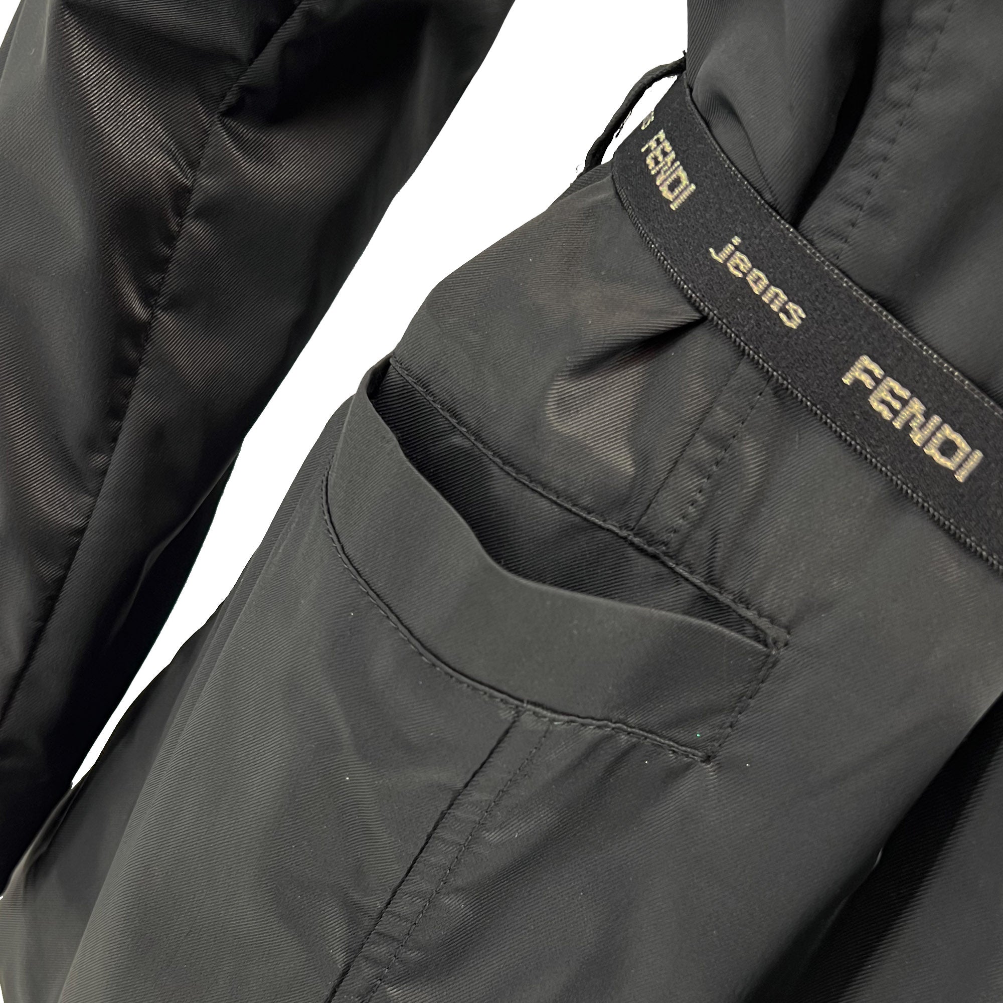 Fendi Jeans Vintage logo Belt Jacket