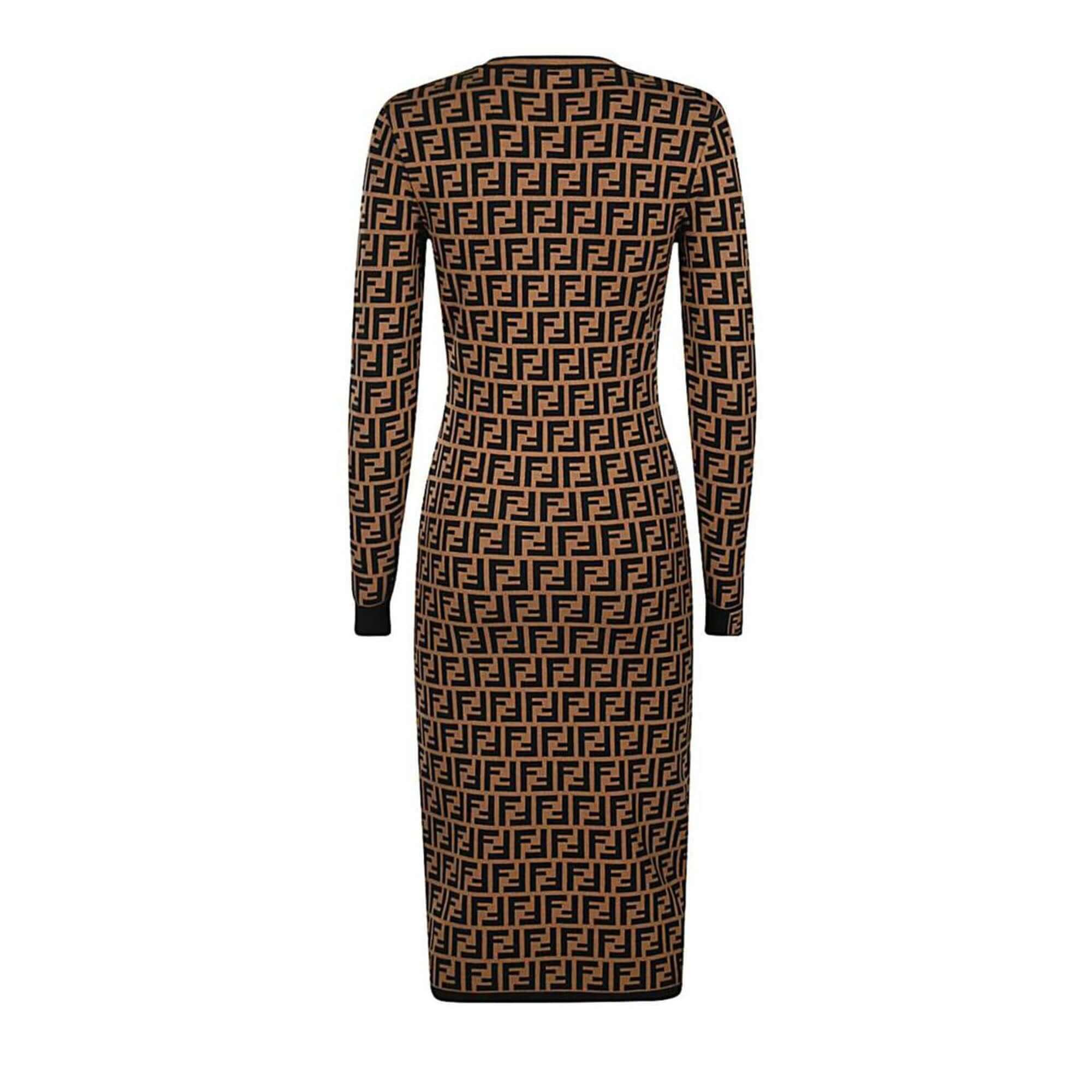 Fendi FF Logo Midi Dress
