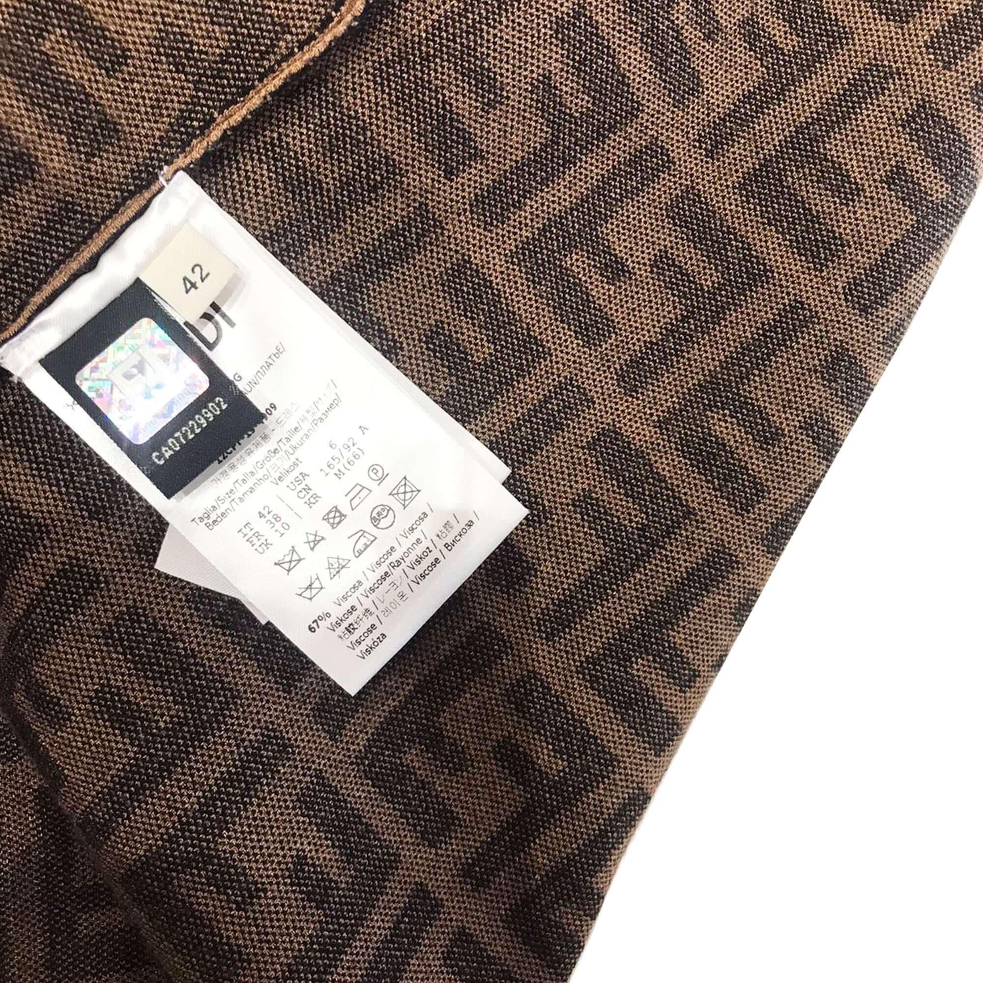 Fendi FF Logo Midi Dress