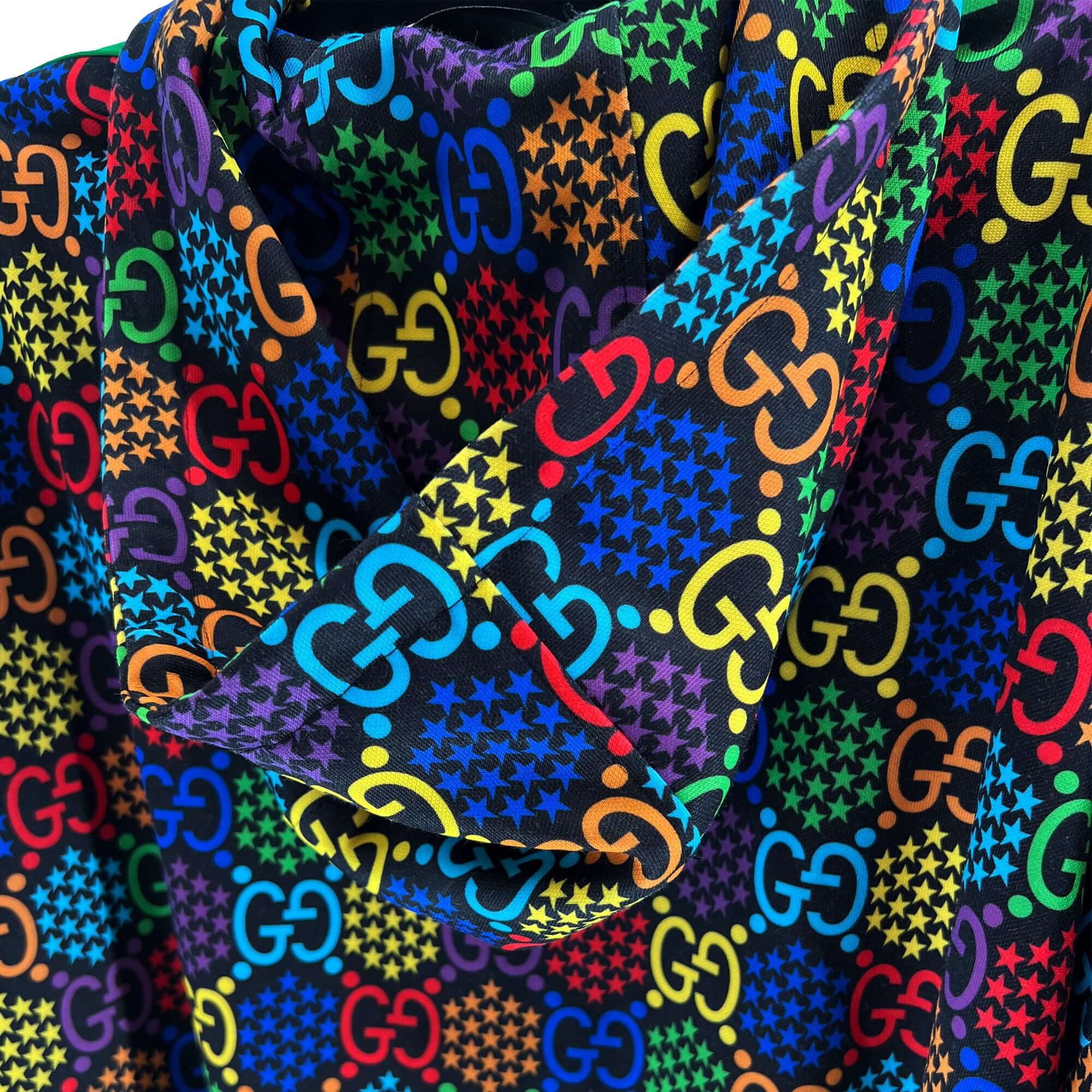 Gucci multicolour zip up hoodie