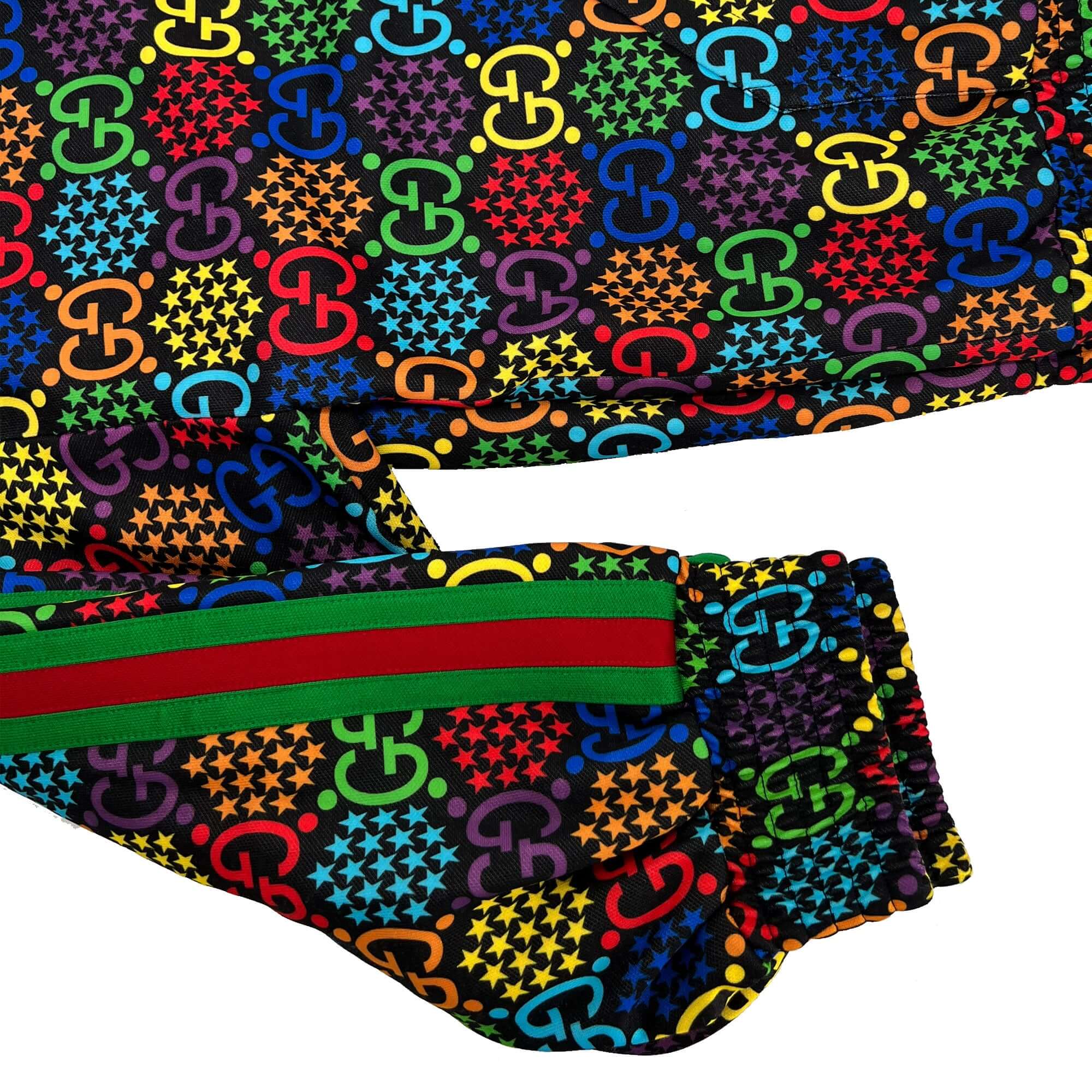 Gucci multicolour zip up hoodie