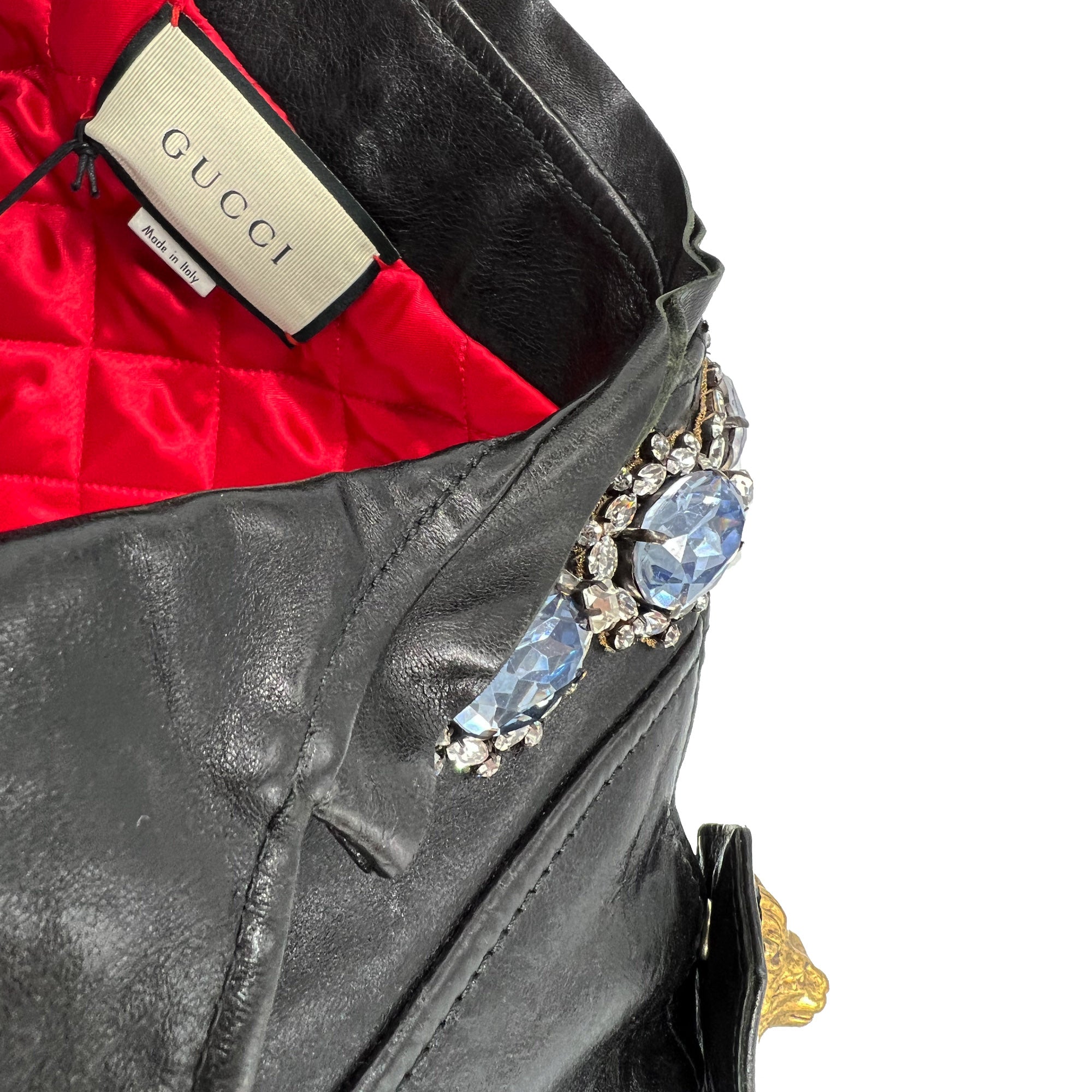 Gucci Leather Biker Jacket