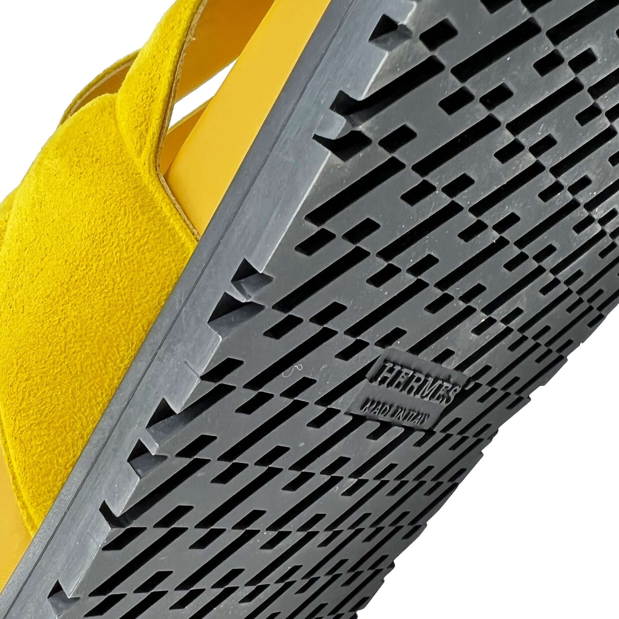Hermes Extra Designer Sandals in yellow sole