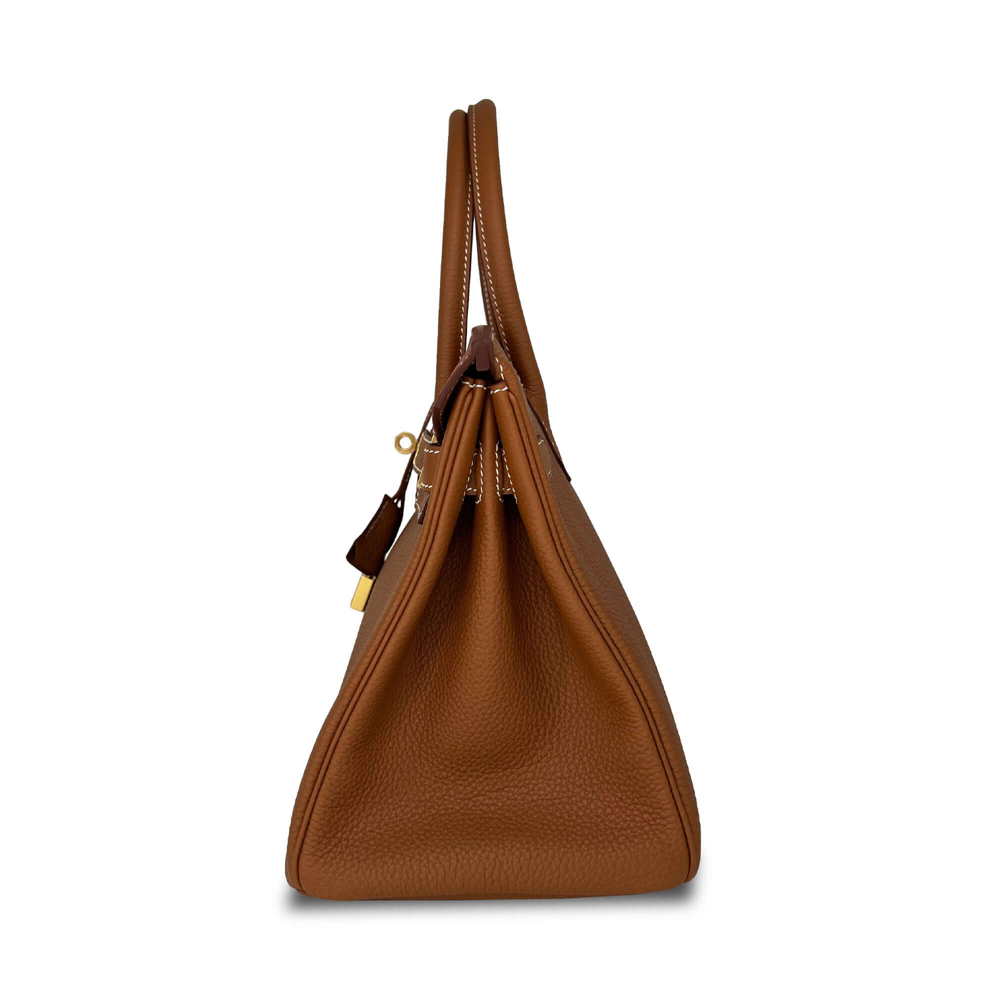 Hermes Birkin Togo B30 GHW designer bag side view