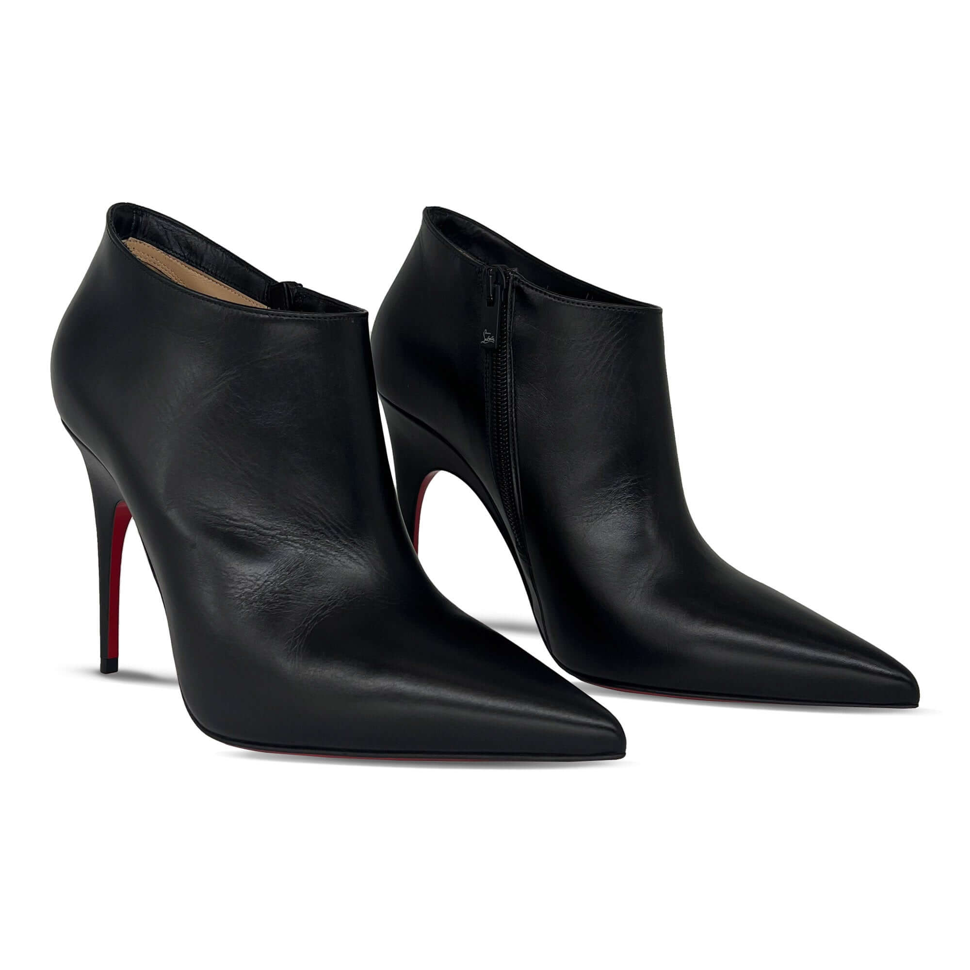 Christian Louboutin black leather Gorgona Boots