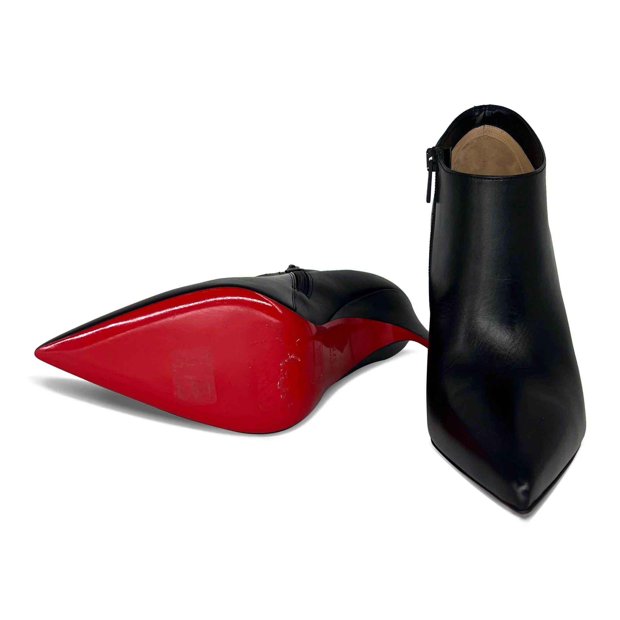 Christian Louboutin black leather Gorgona Boots