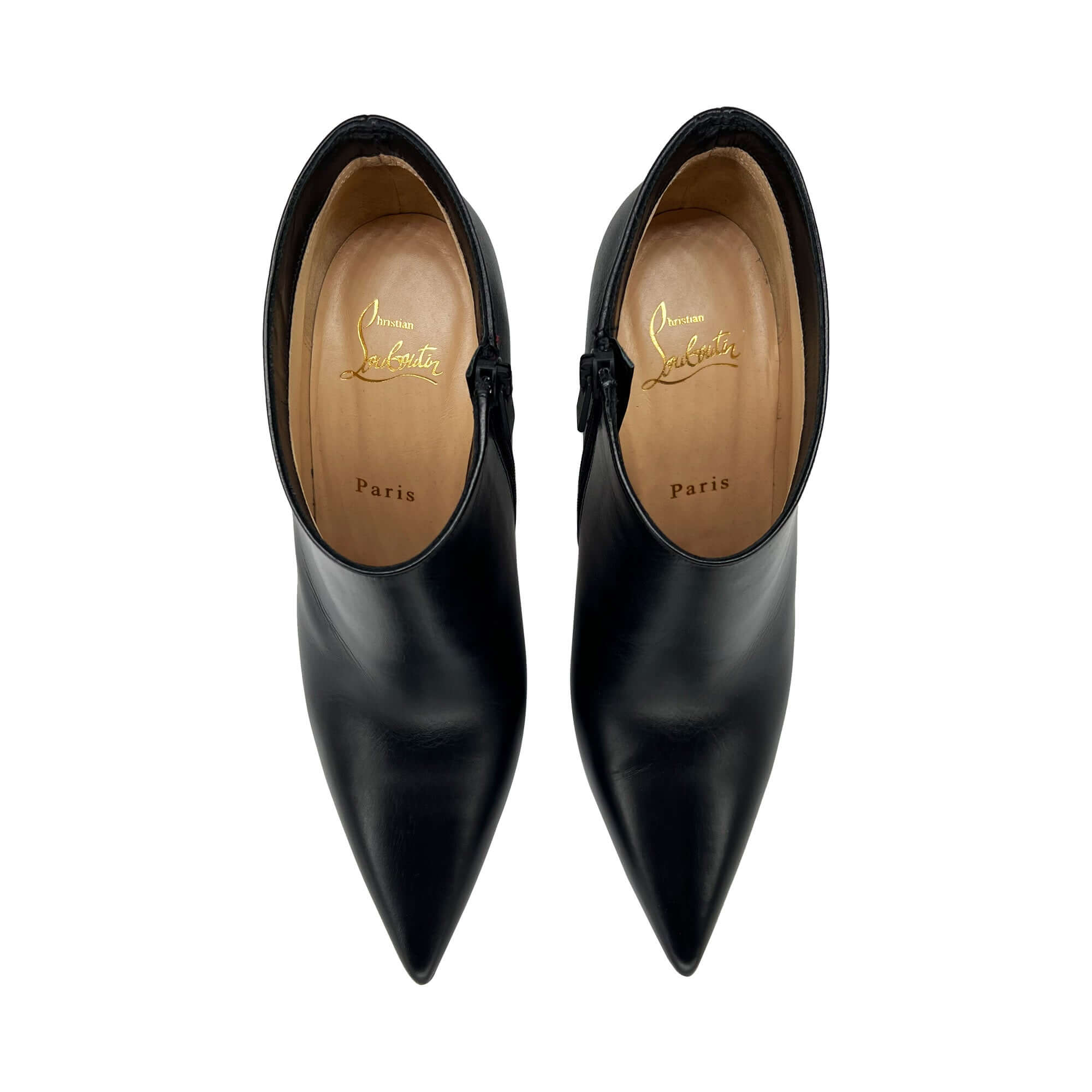 Christian Louboutin black leather Gorgona Boots